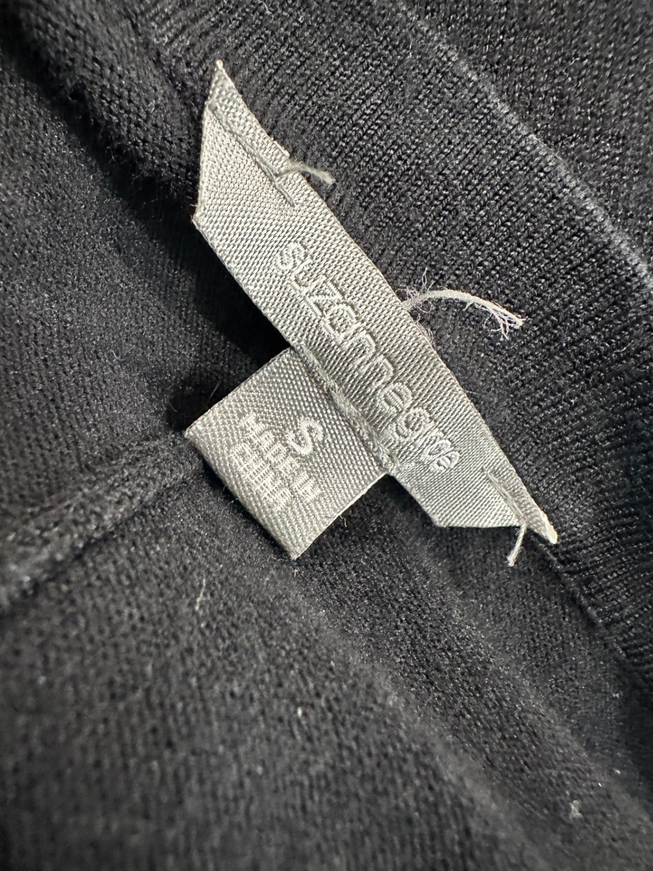 [SALE] Suzanne Grace Short Sleeve Cardigan Small Black