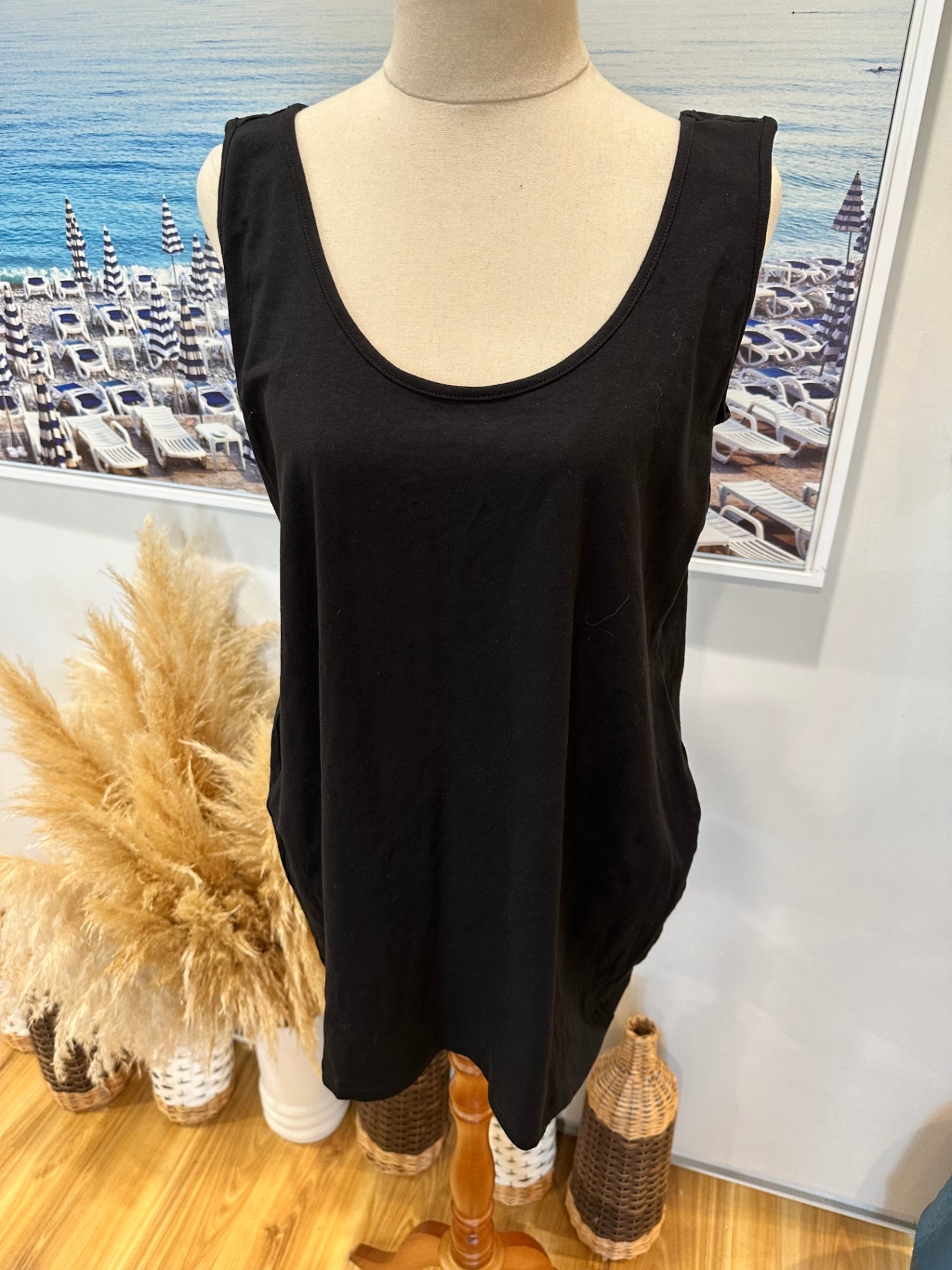 [SALE] City Chic Singlet 16 Black