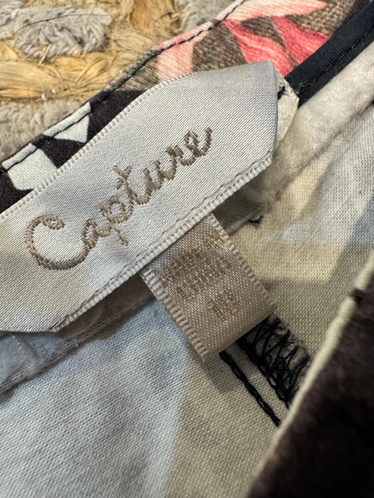 [SALE] Capture Multicolor Black & Pink Pants Size 18 
