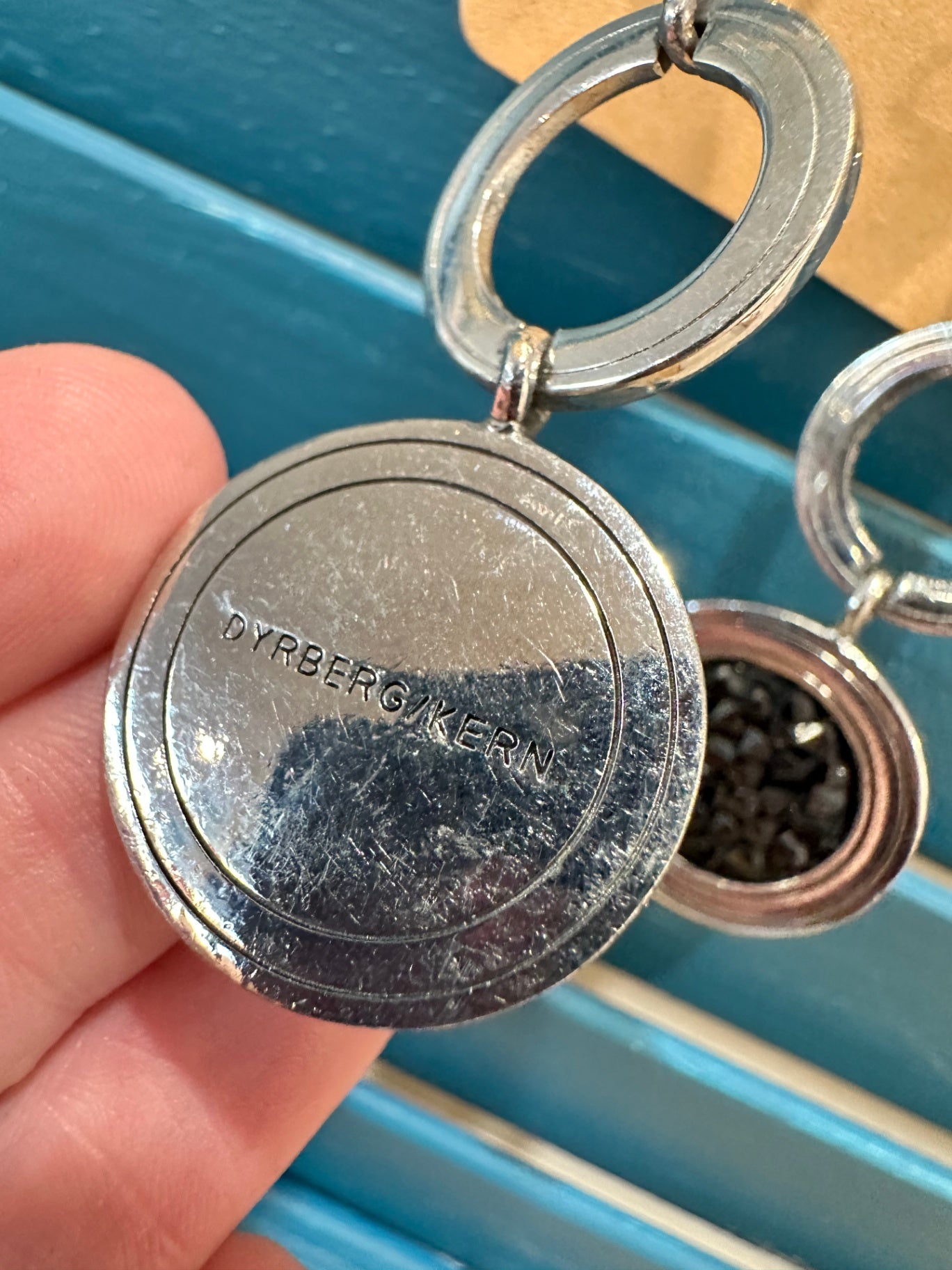[SALE] Dyberg Kern Earrings Silver and Black