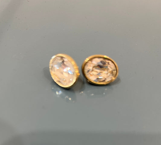 [SALE] Dryberg Kern Earrings Clear/Pinkish