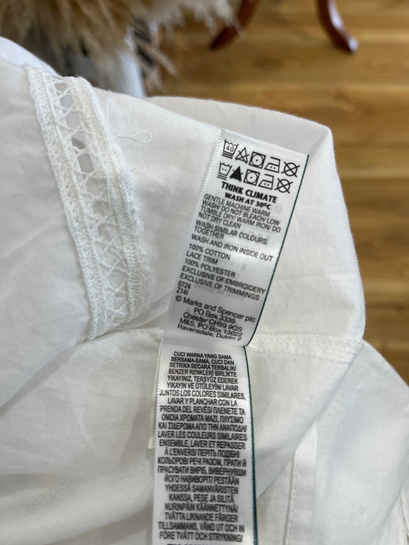 [SALE] PER UNA Blouse 12 White