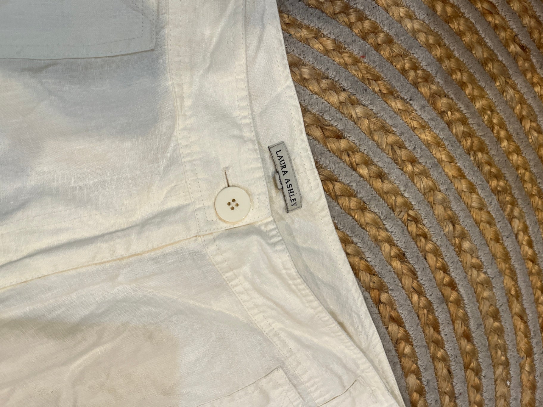 [SALE] Laura Ashley Pants 16 Cream/Off-white