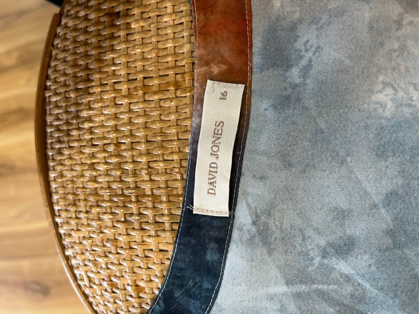 [SALE] David Jones Dress 16 Multicolor (blue, beige, brown)