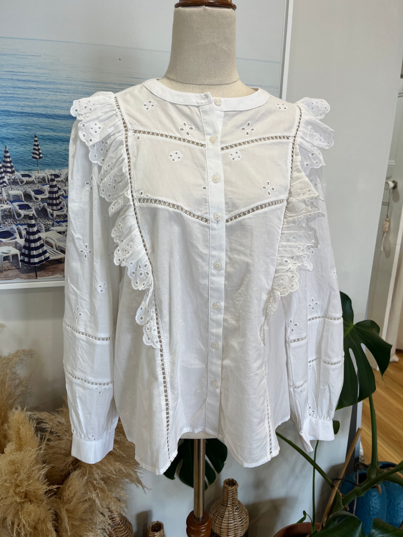 [SALE] PER UNA Blouse 12 White