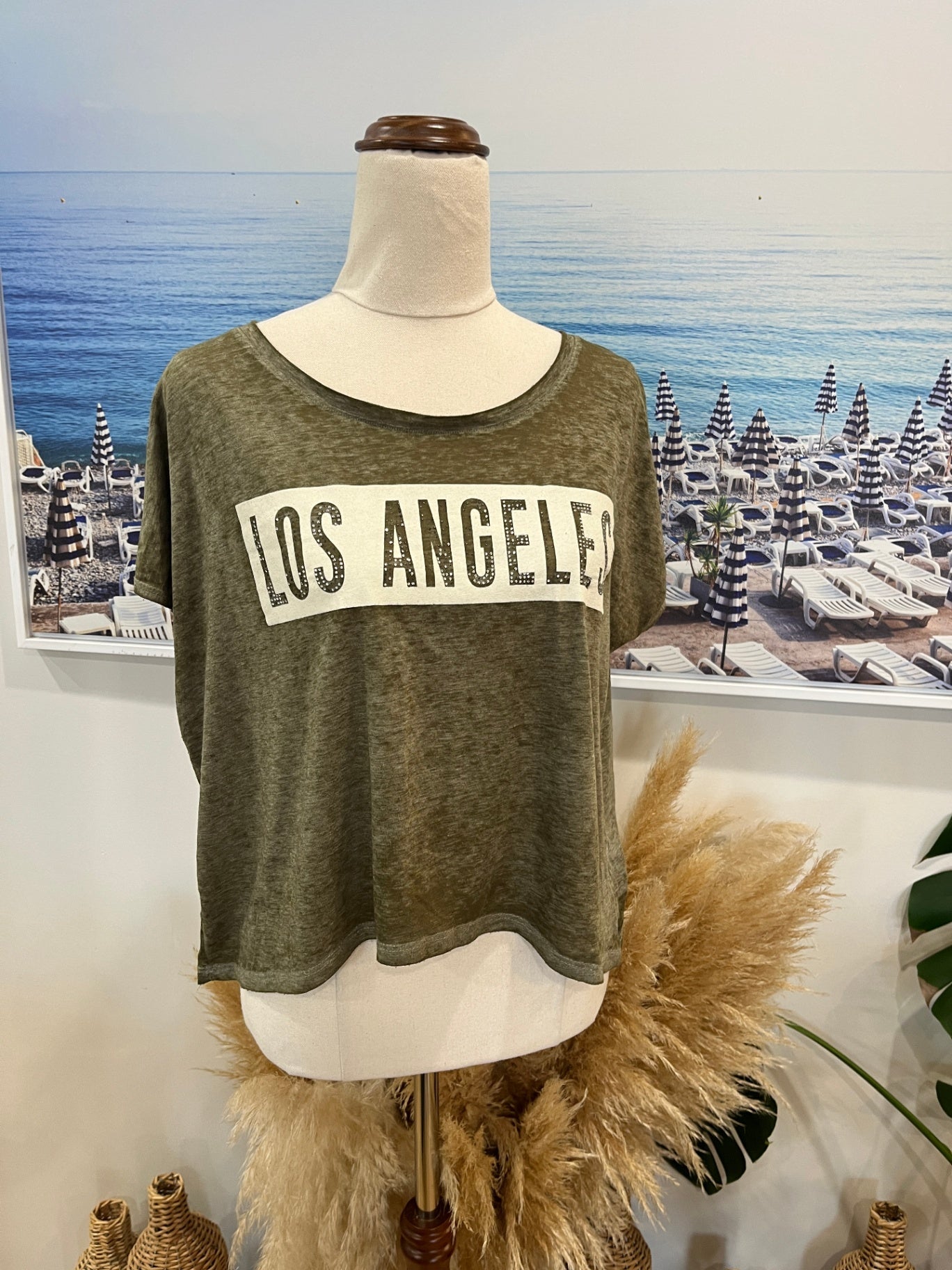 LTB T-Shirt XL small fit Olive green