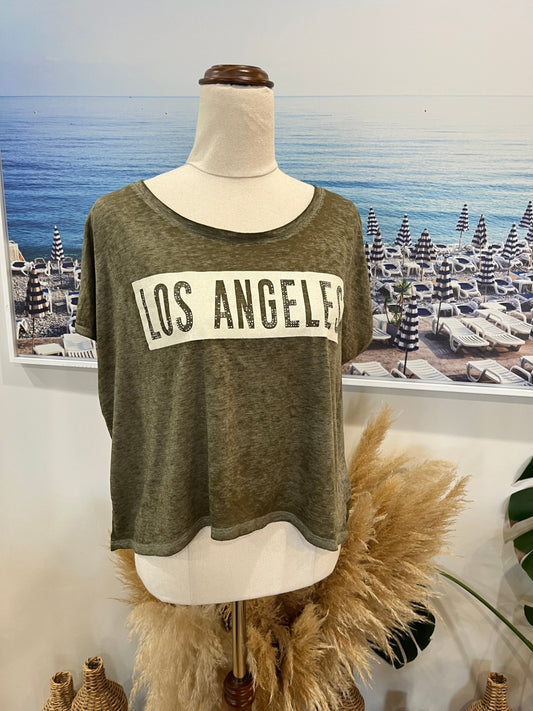 [SALE] LTB T-Shirt XL small fit Olive green