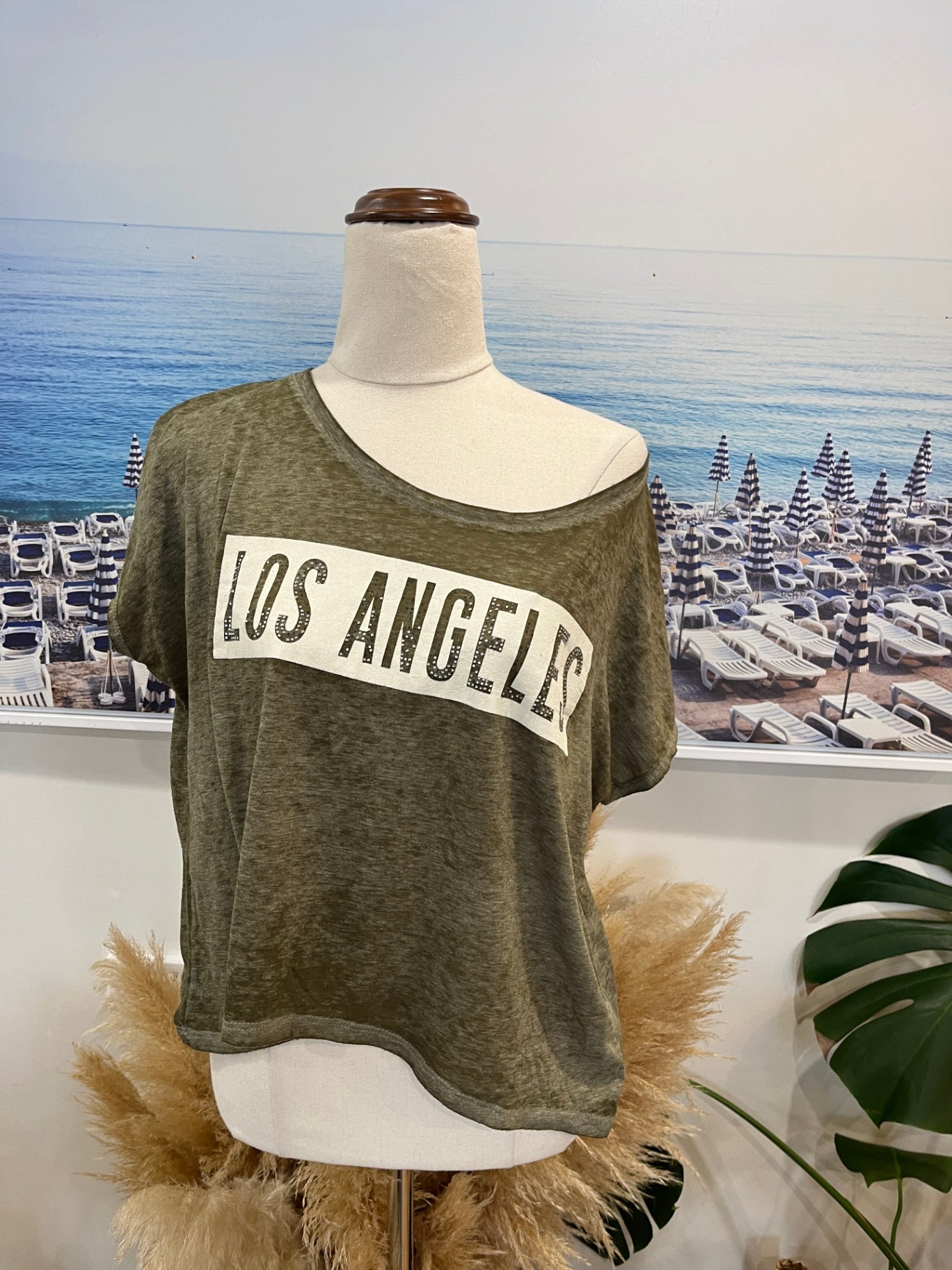 LTB T-Shirt XL small fit Olive green