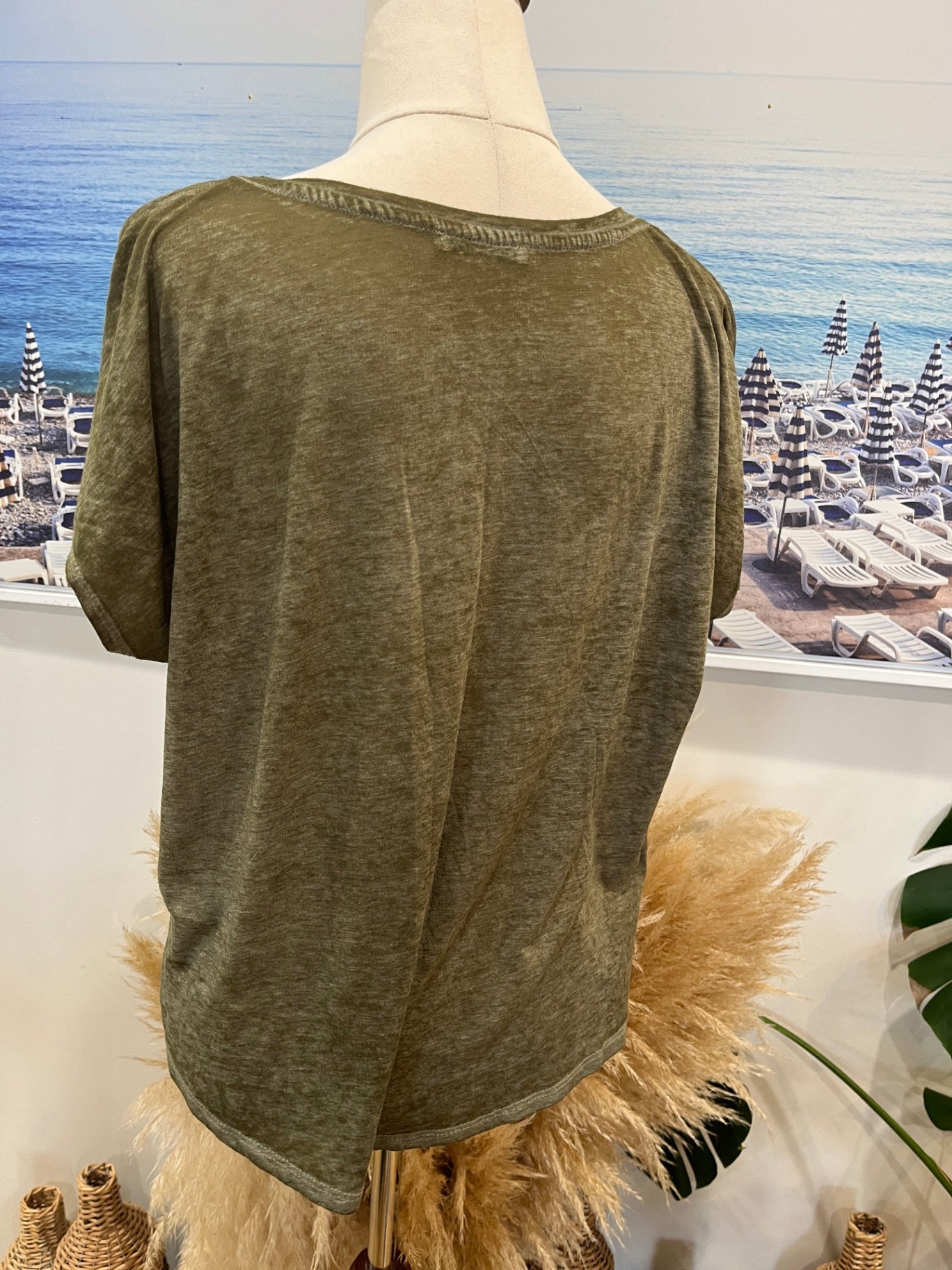LTB T-Shirt XL small fit Olive green