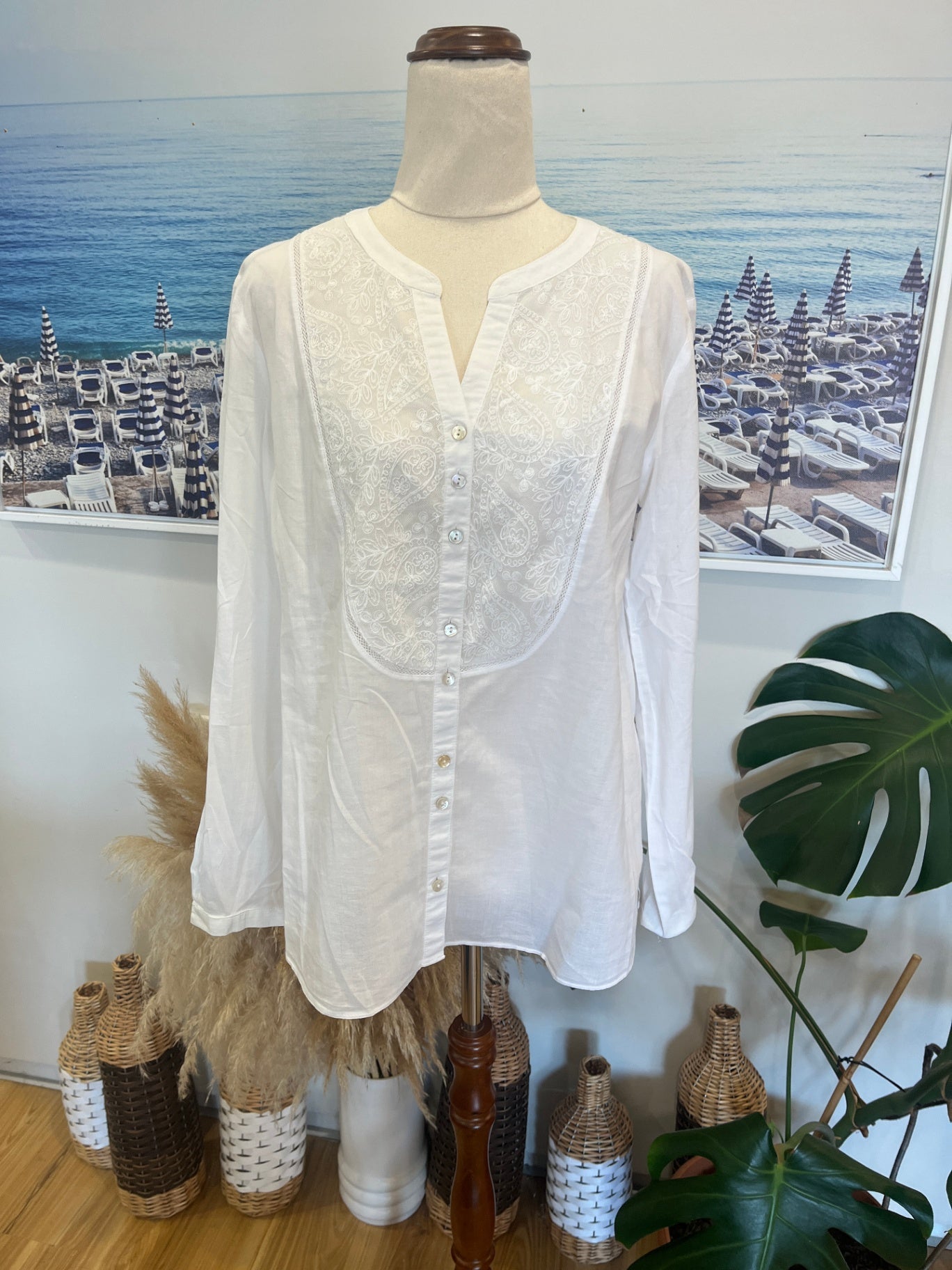 Gerry Weber Longsleeve Embroidery Cream
