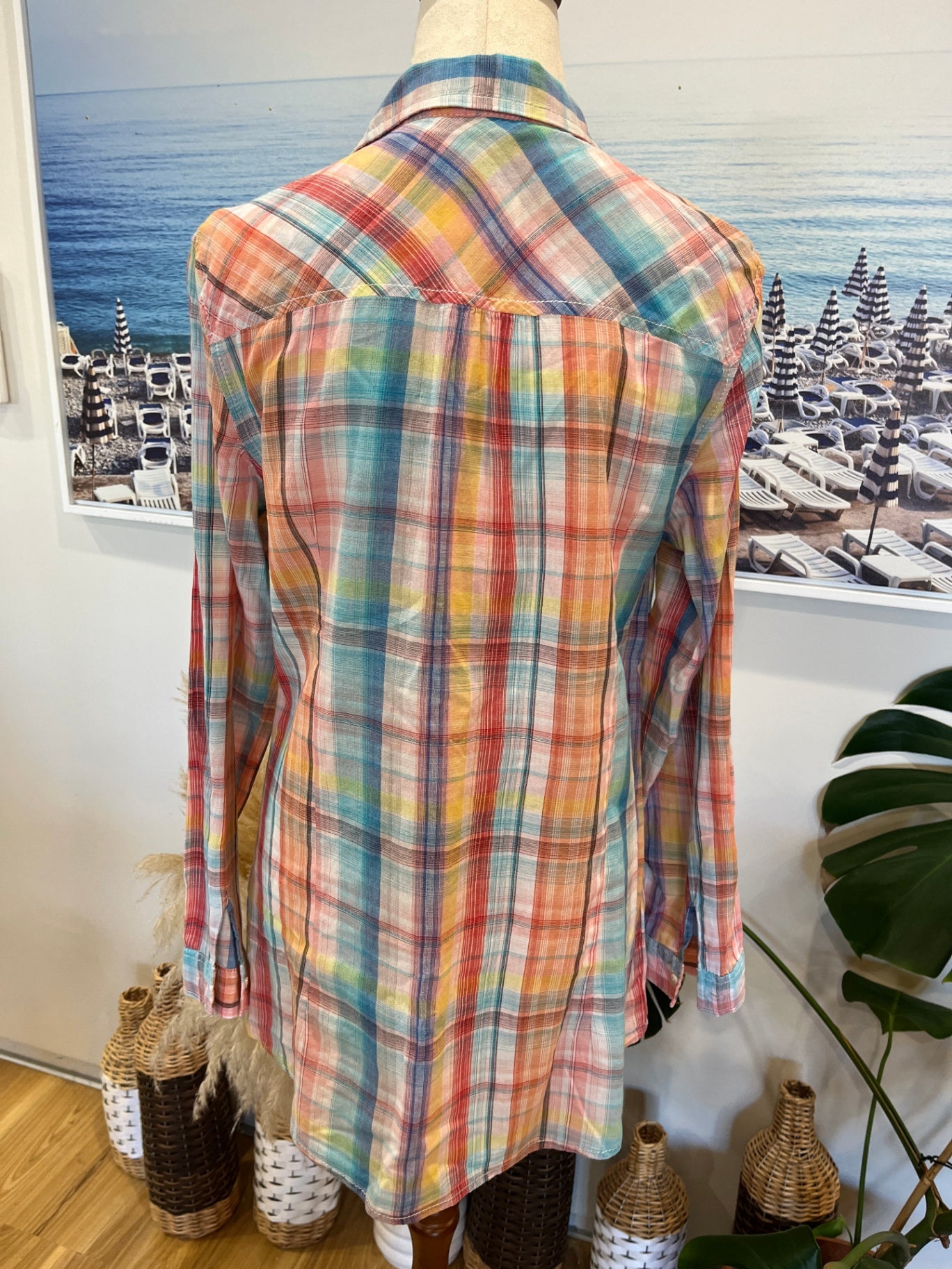 M&S Woman Shirt Multicolor Size 12