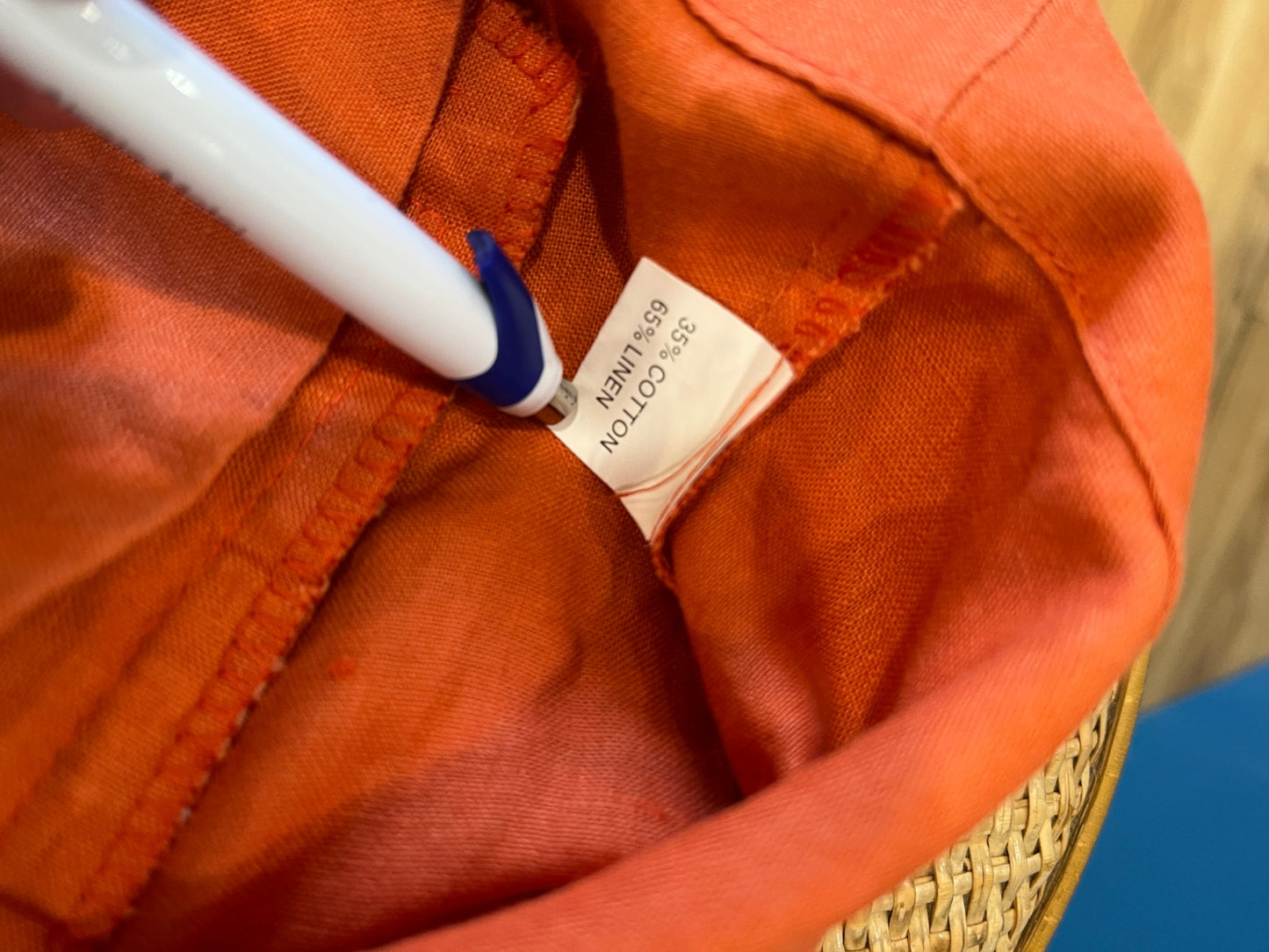 Meral Burnt Orange Shirt Medium