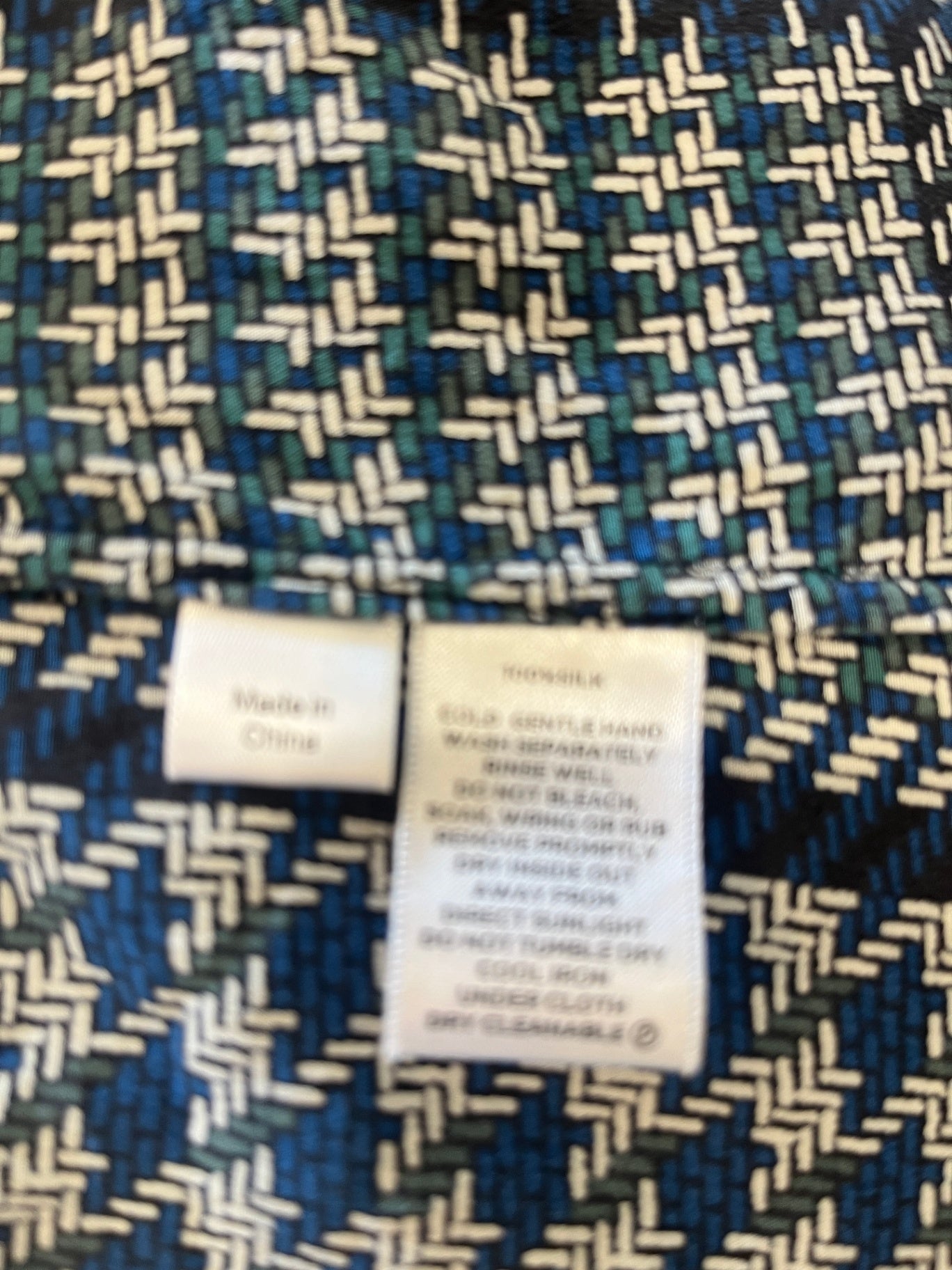 SPORTSCRAFT Blouse 100% Silk Size 10 Blue
