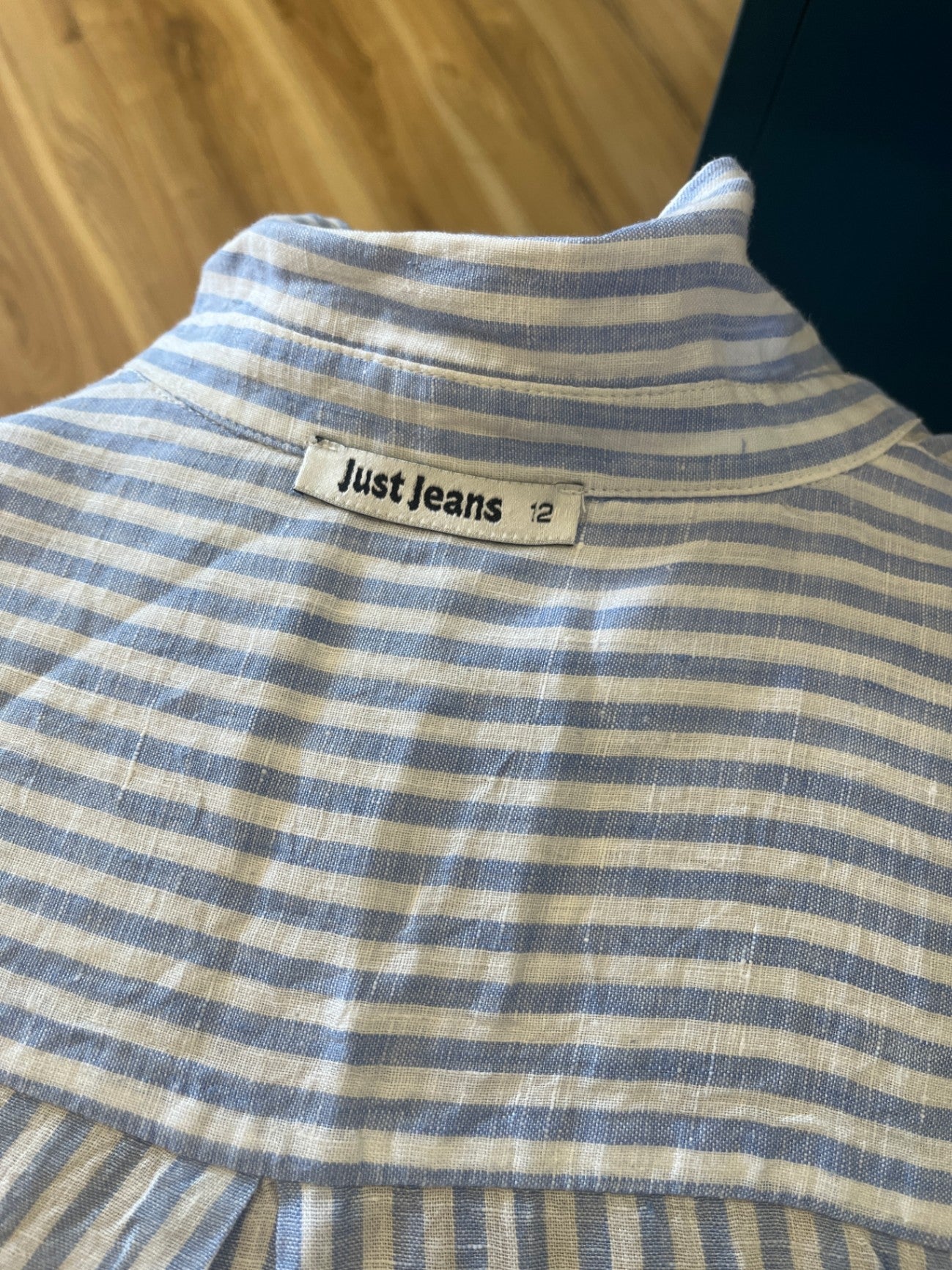 Just Jeans Shirt 12 Blue and white