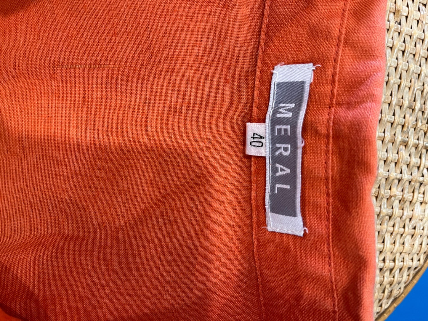 Meral Burnt Orange Shirt Medium