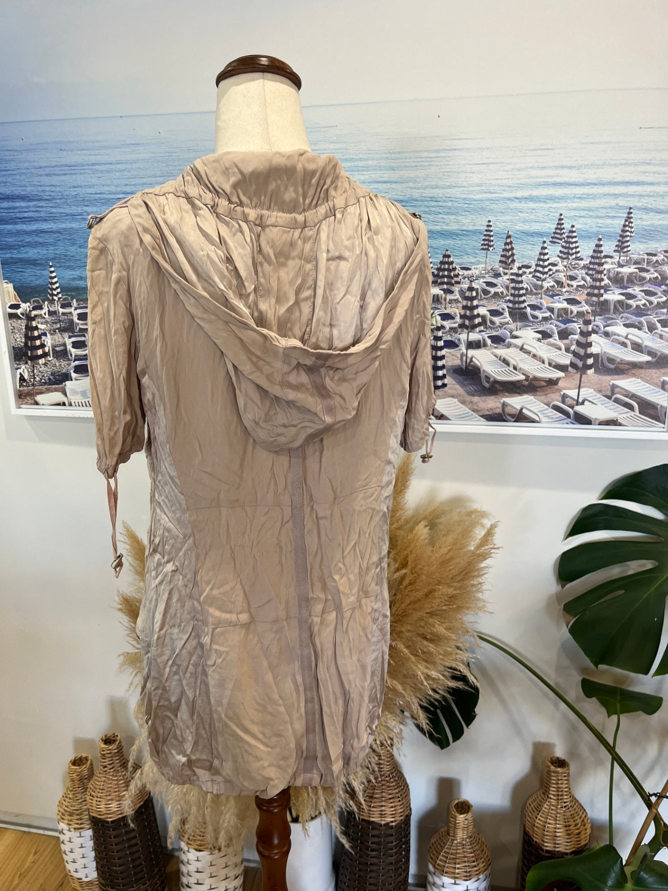 Marilyn Seigh GLAMOUR Lightweight Jacket Beige 12