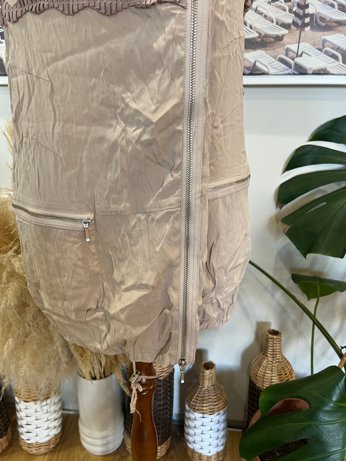 Marilyn Seigh GLAMOUR Lightweight Jacket Beige 12