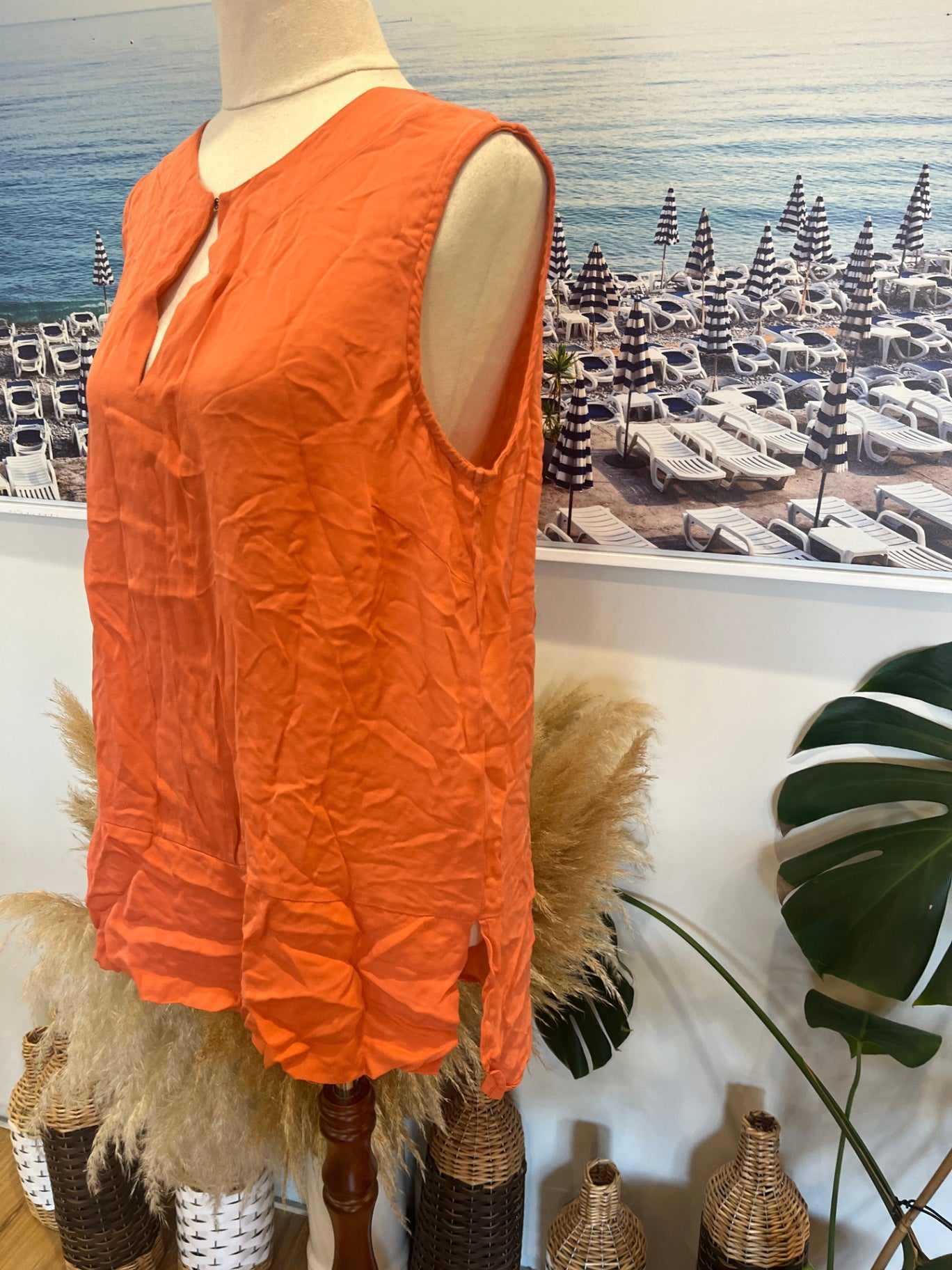 Laura Ashley Orange Blouse 