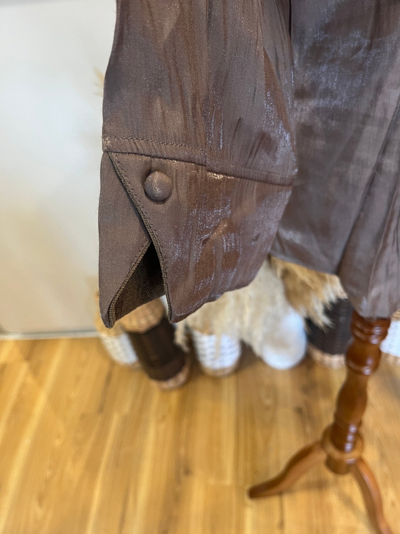 Vanilla Cardigan Gold/Taupe Size 16