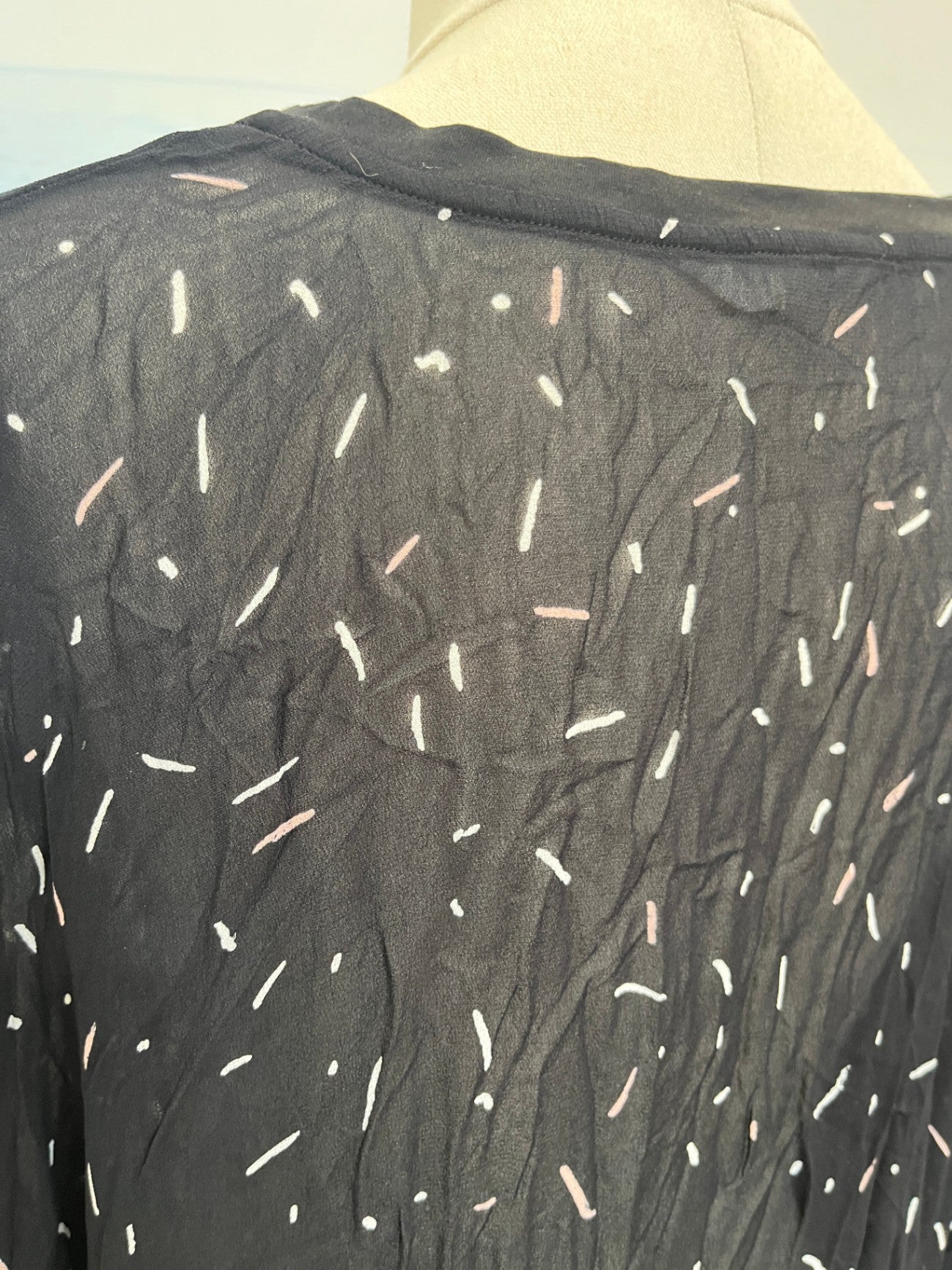Mineral Black Blouse Size 12