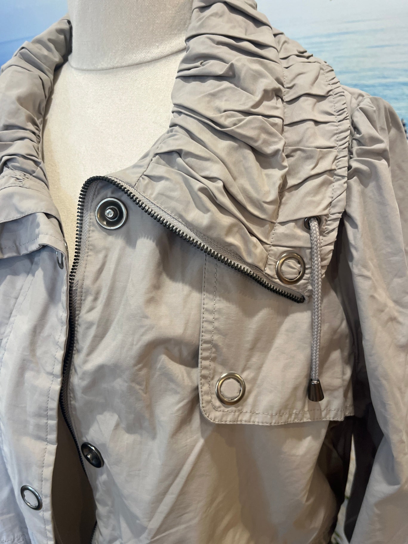 Ignite Casuals Jacket Stone Color Size 18