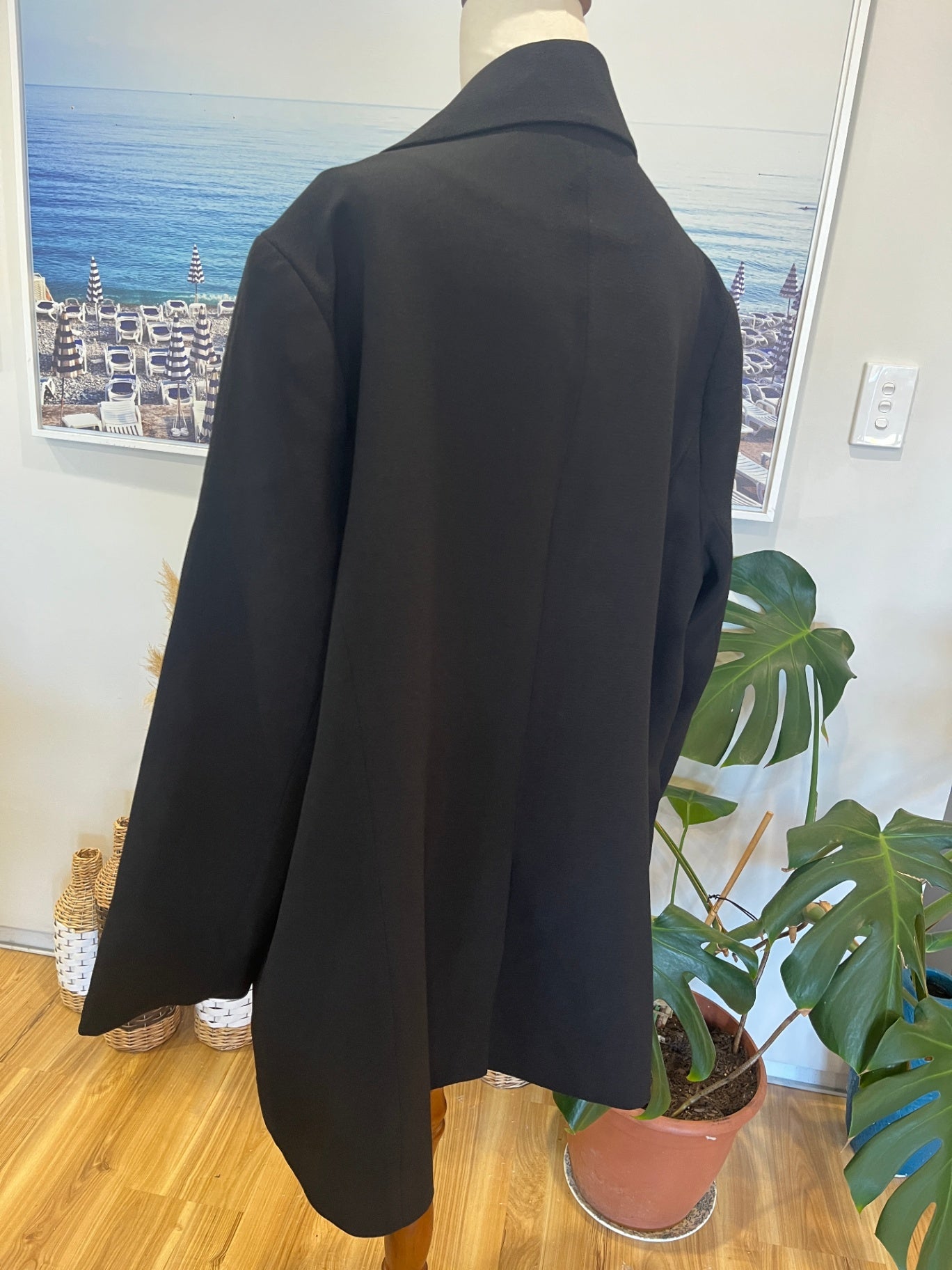 City Chic Black Blazer Medium 