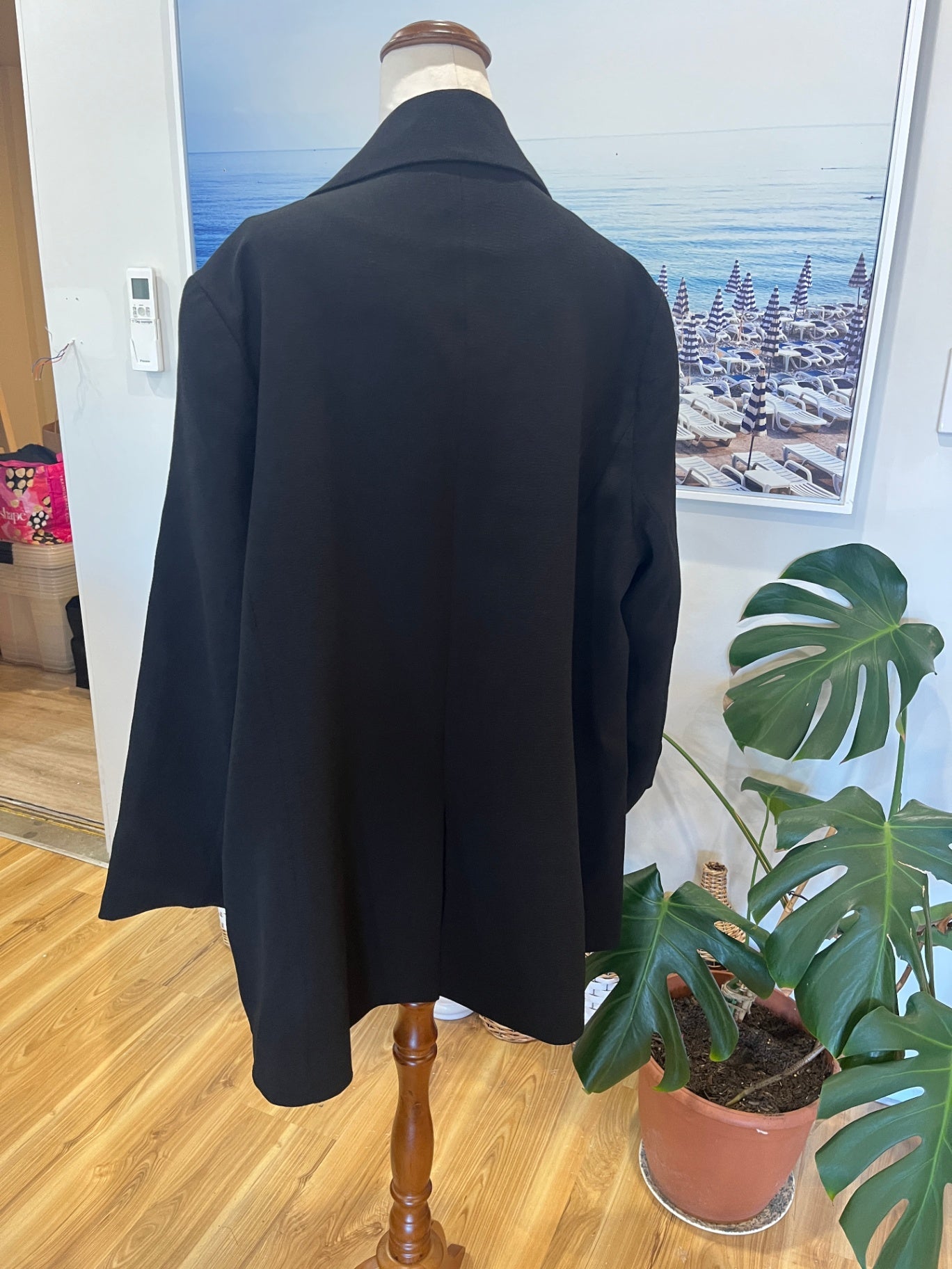 City Chic Black Blazer Medium 