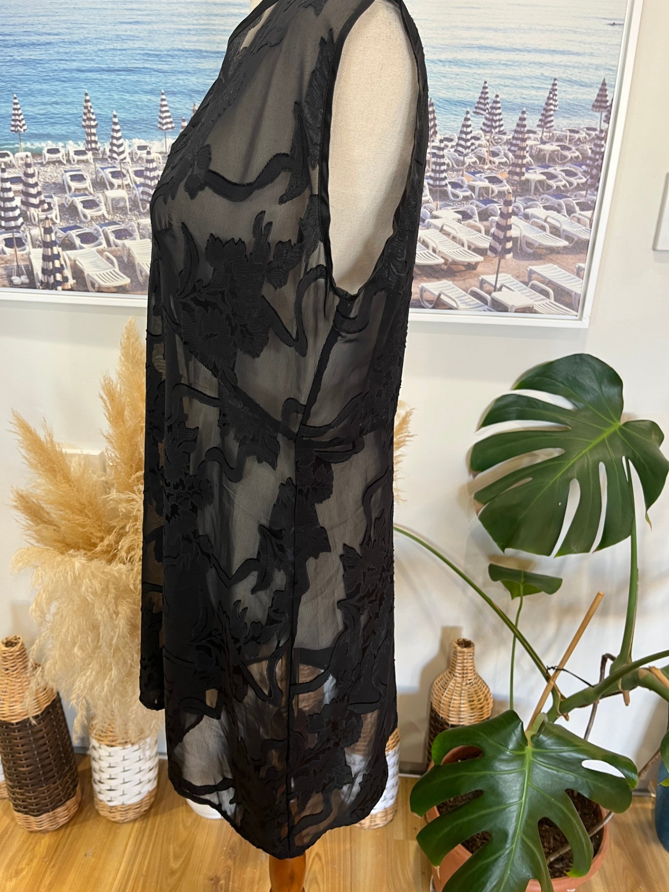 Plush Black Dress Size 14