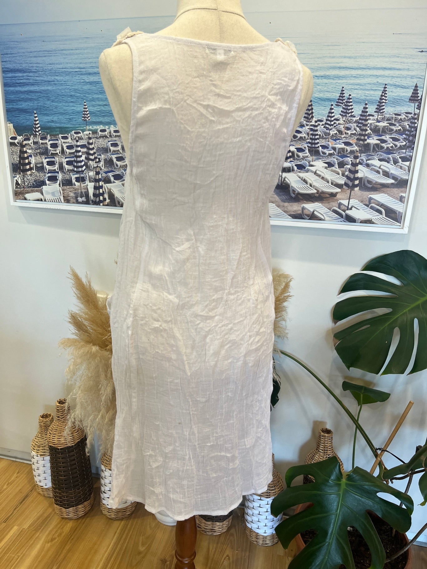 Filo Cream Dress Size 10