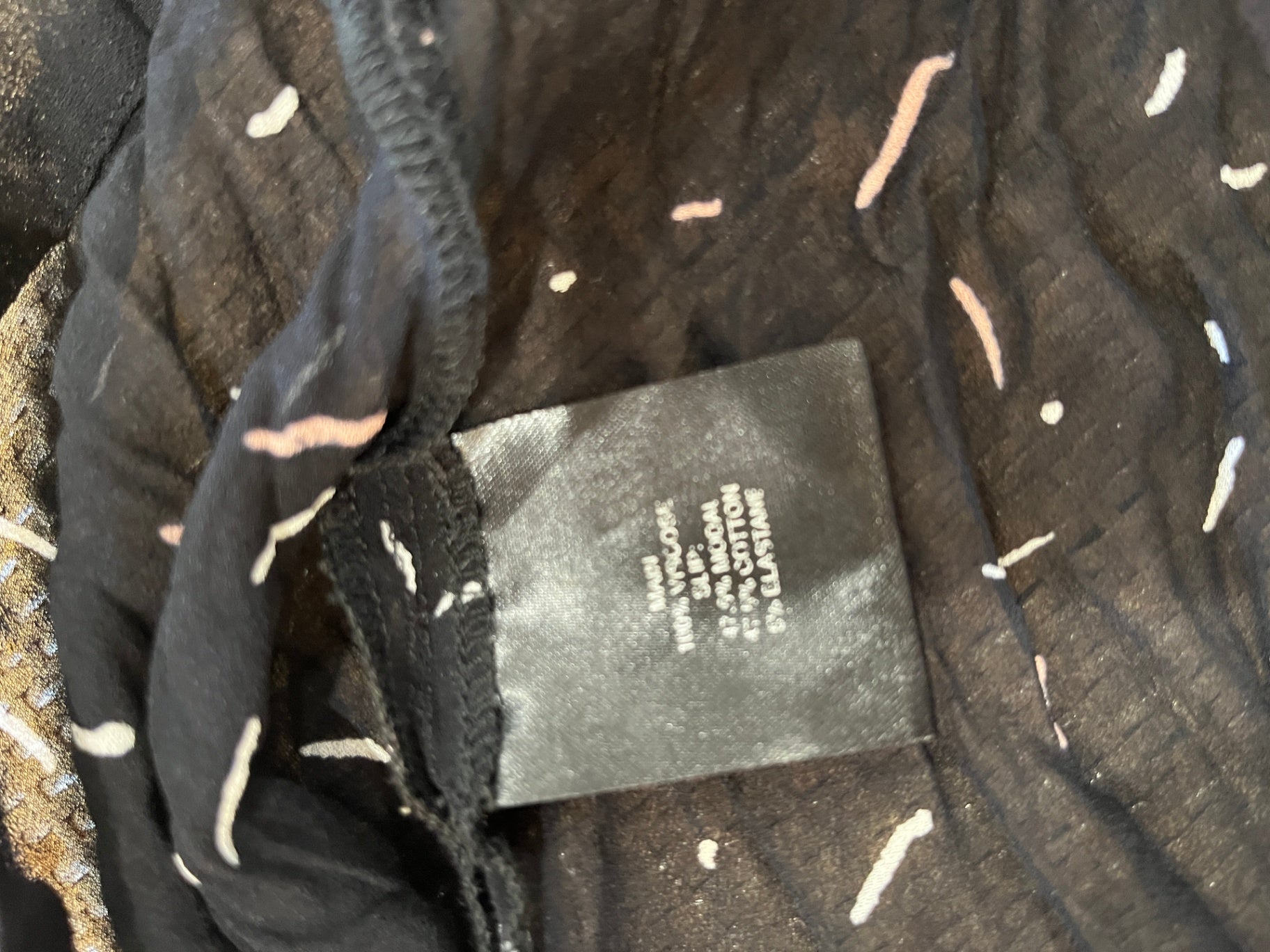 Mineral Black Blouse Size 12