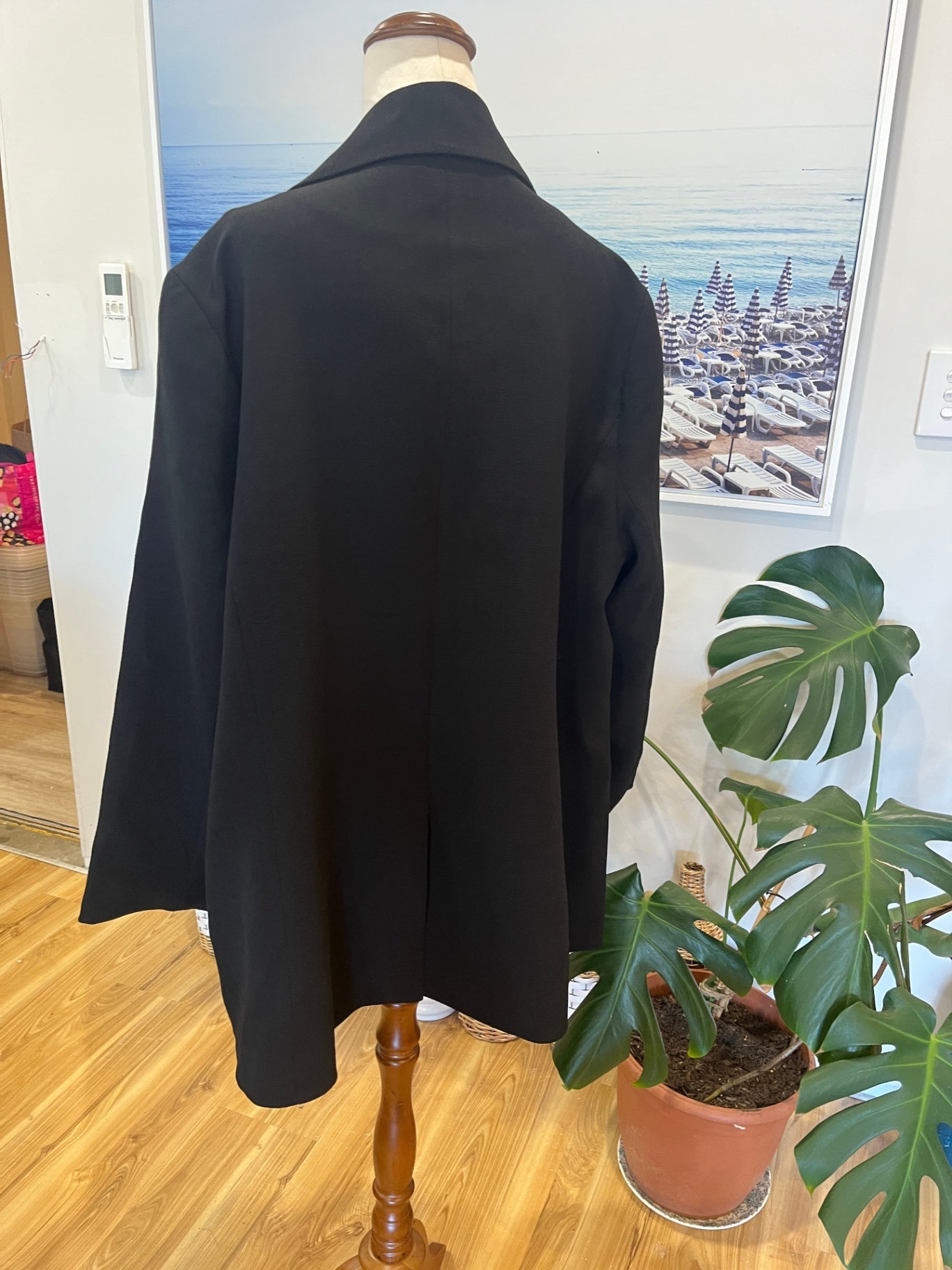 City Chic Black Blazer Medium 
