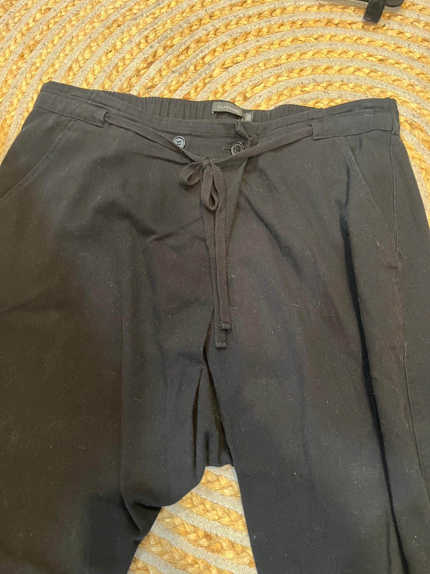 GLASSONS Black Pants Size 16