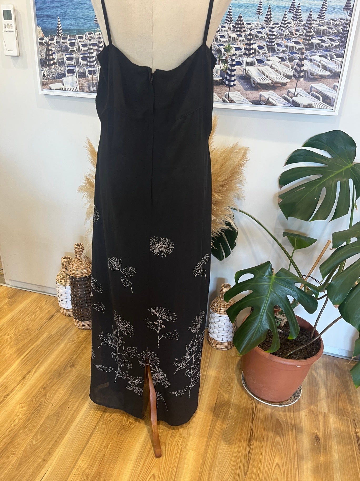 Morgan Spencer Black Maxi Dress Size 14