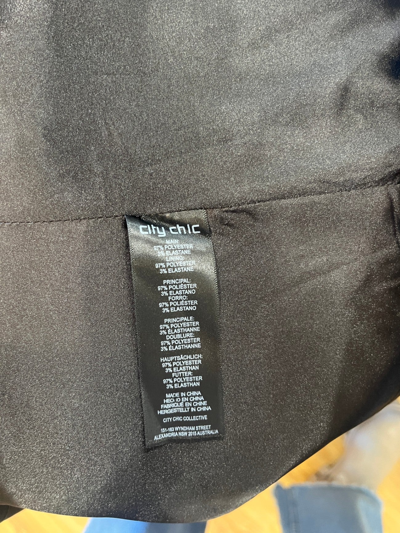 City Chic Black Blazer Medium 