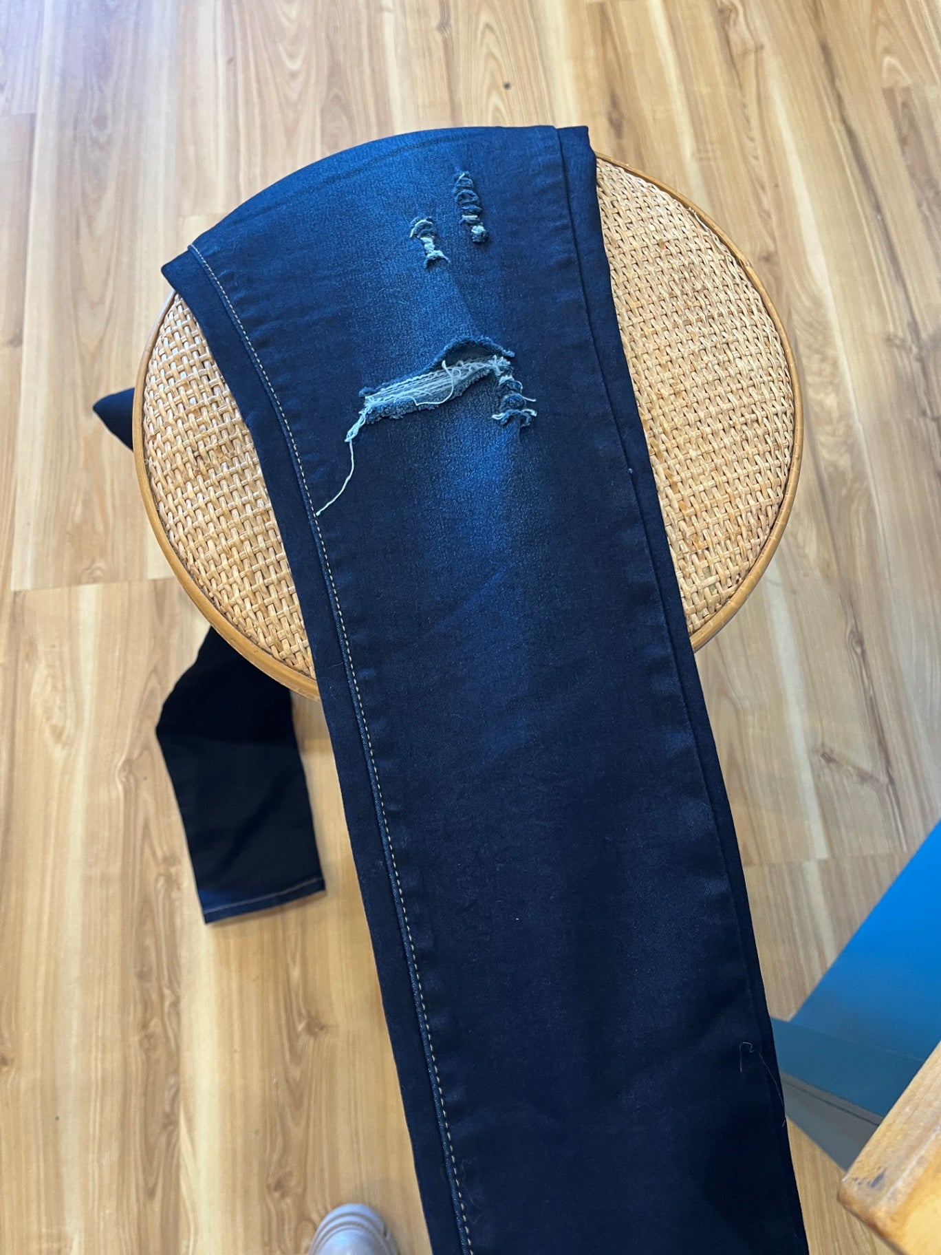 Chic Denim Jeans Dark Blue Size 14