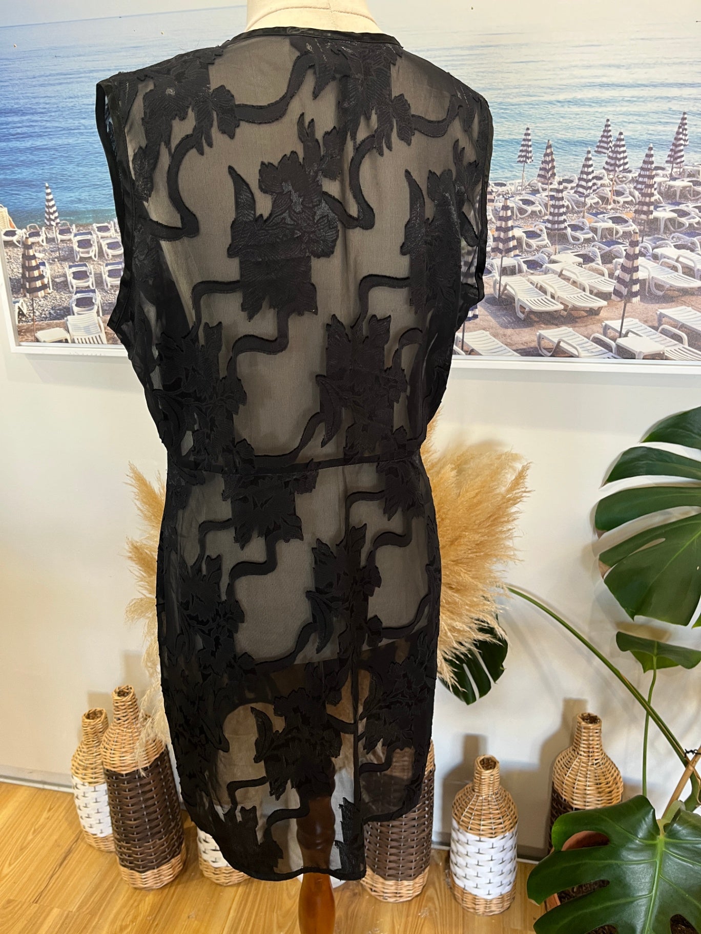 Plush Black Dress Size 14