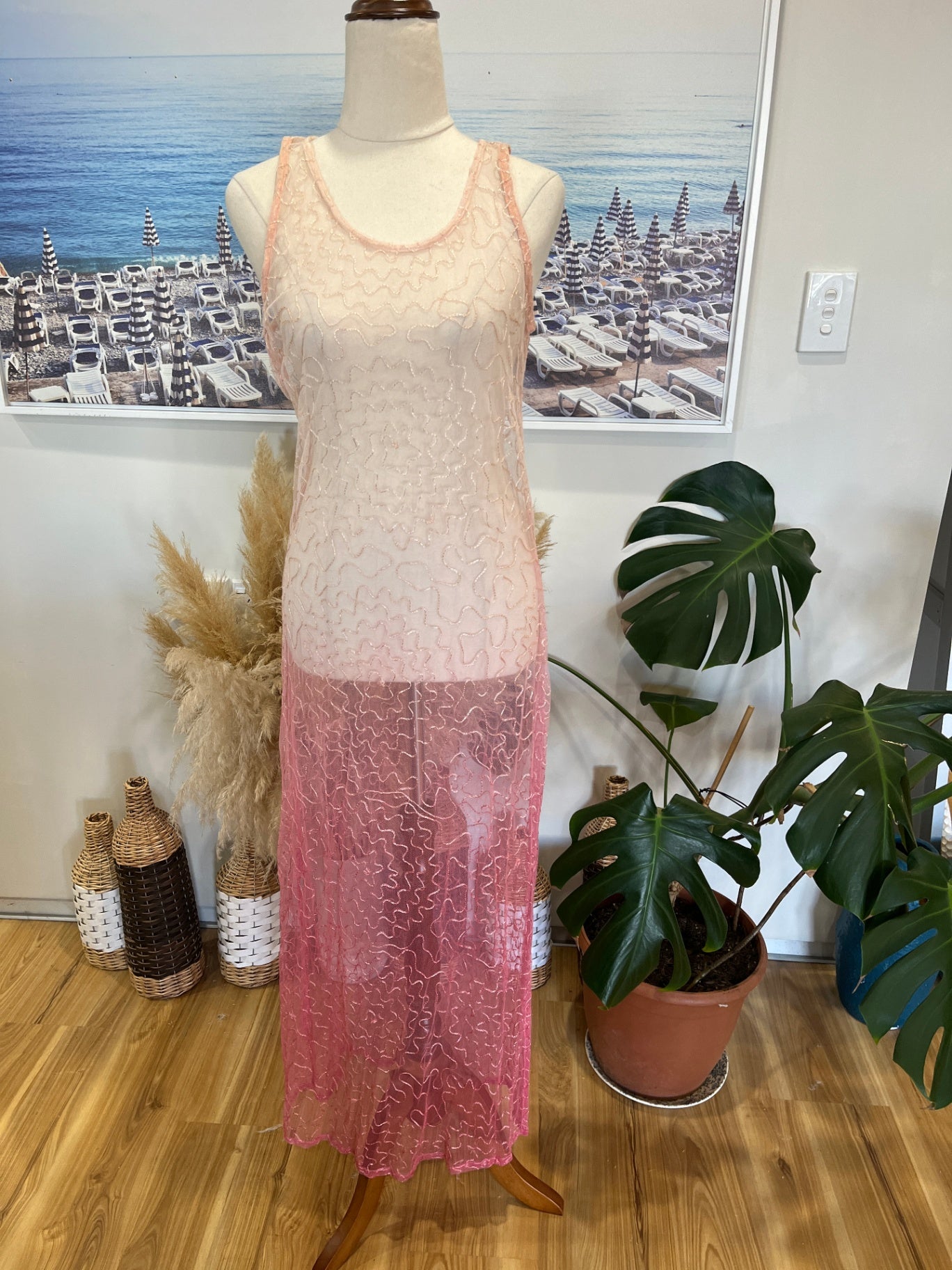 MELDA ROSSI Dress Pink Size Small