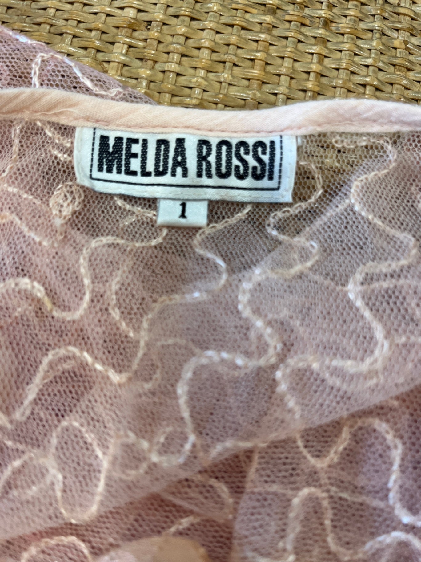 MELDA ROSSI Dress Pink Size Small