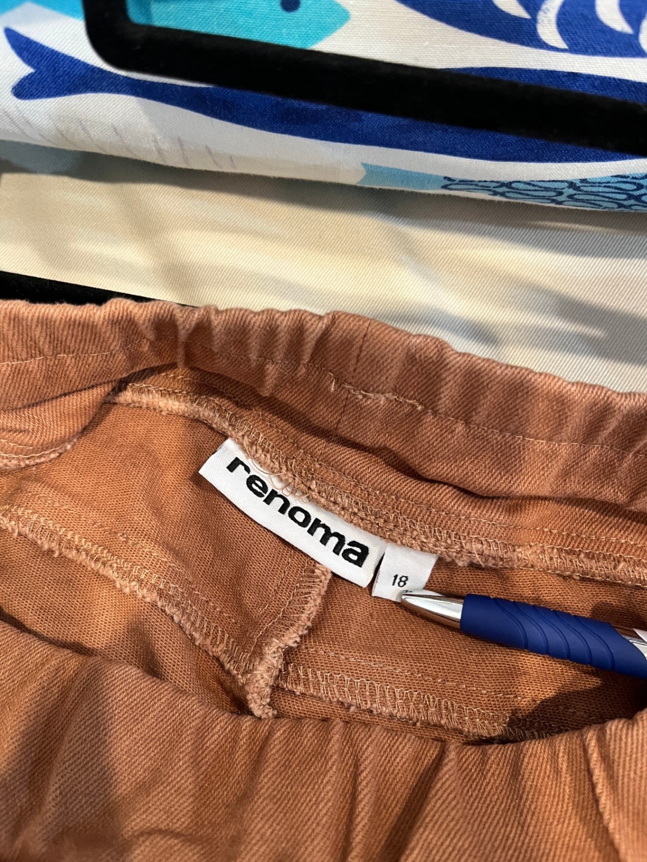 Renoma Rusty Brown Pants Size 18