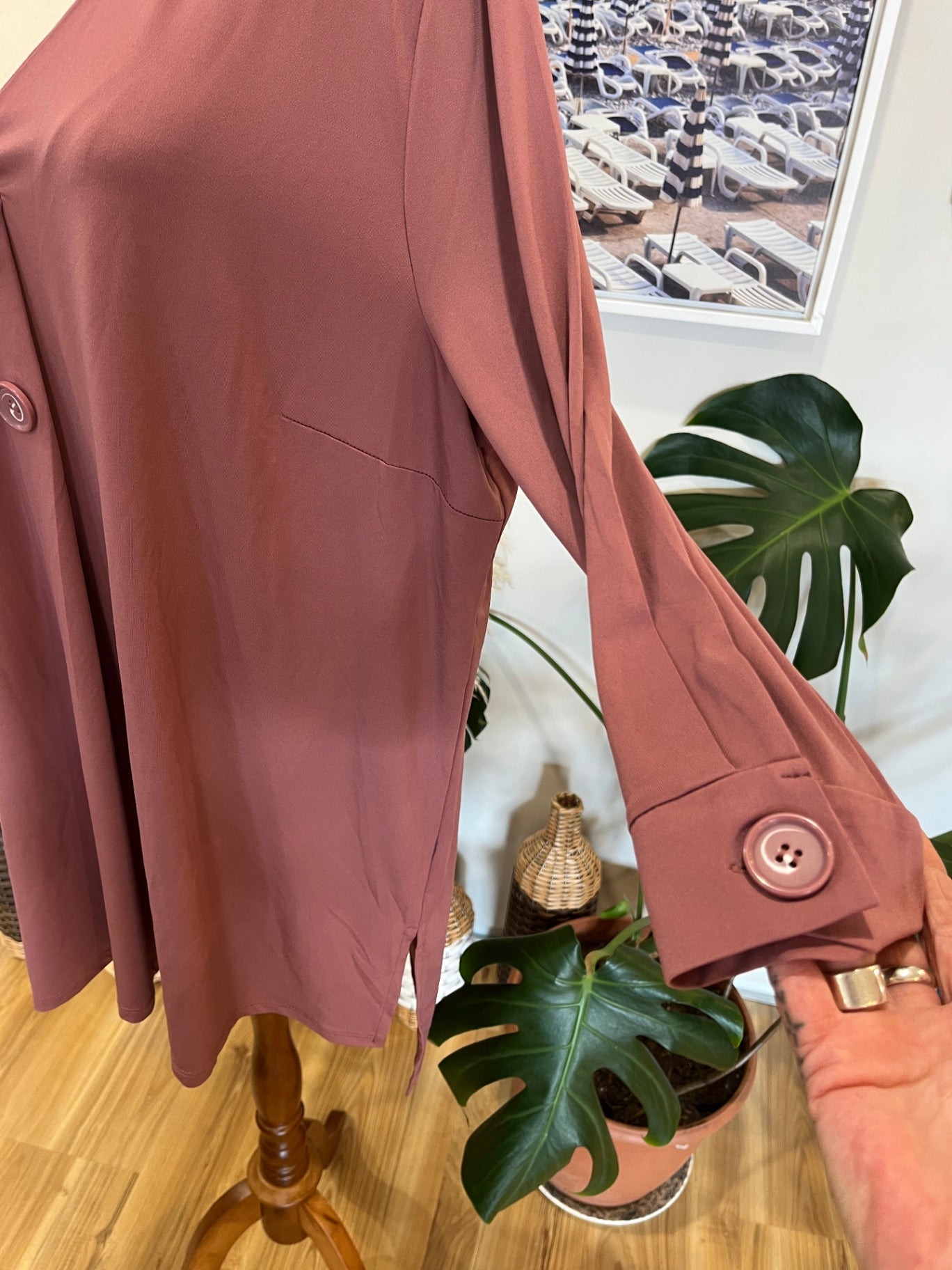 Sara Top Dusty Pink Size 16