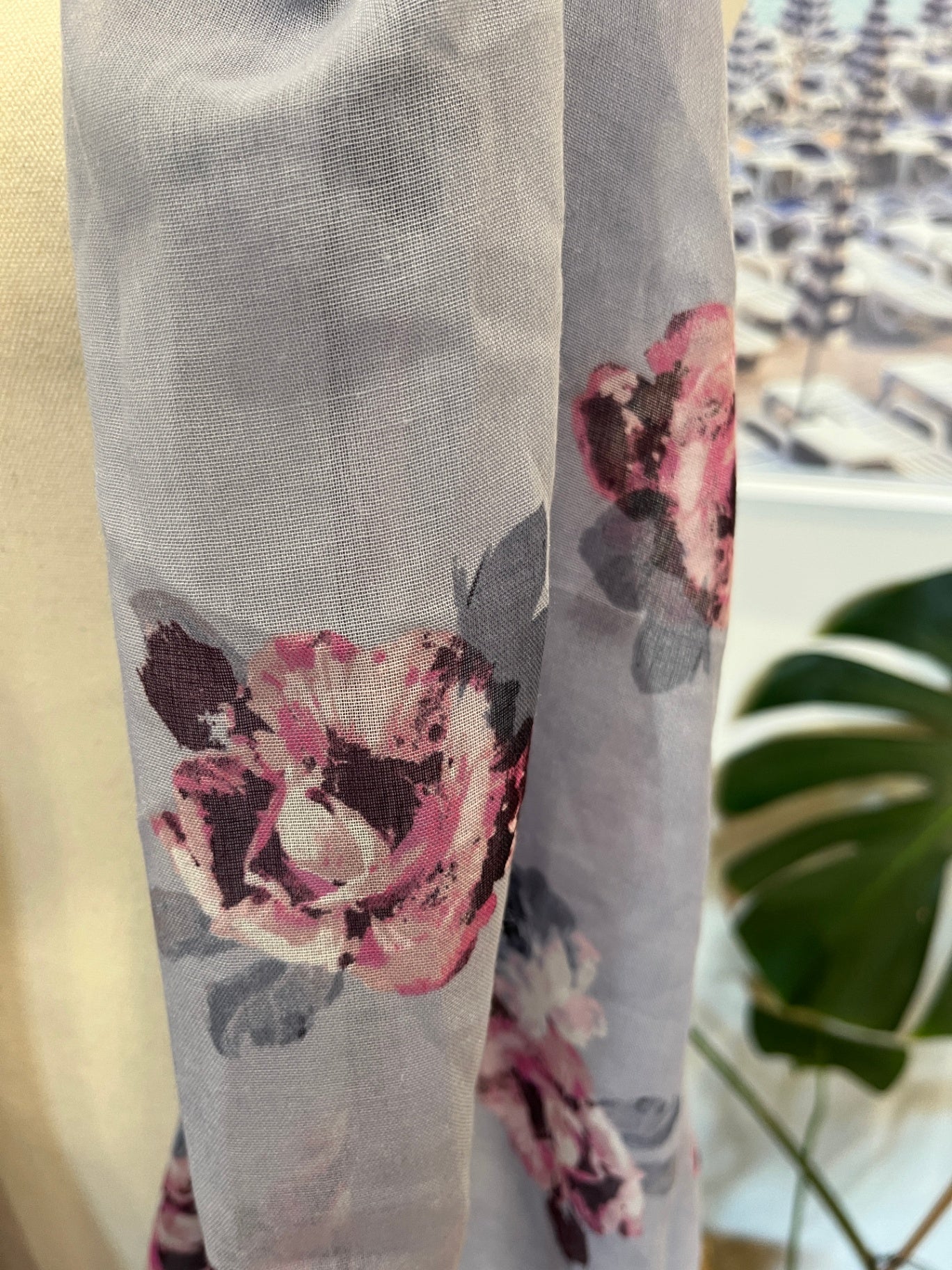 Joules Scarf Blue Floral