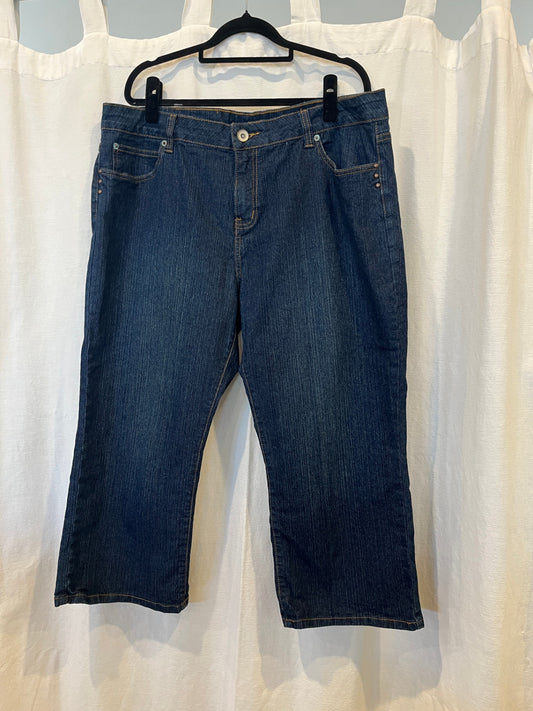 [SALE] Millers Dark Blue 3/4 Jeans Size 20
