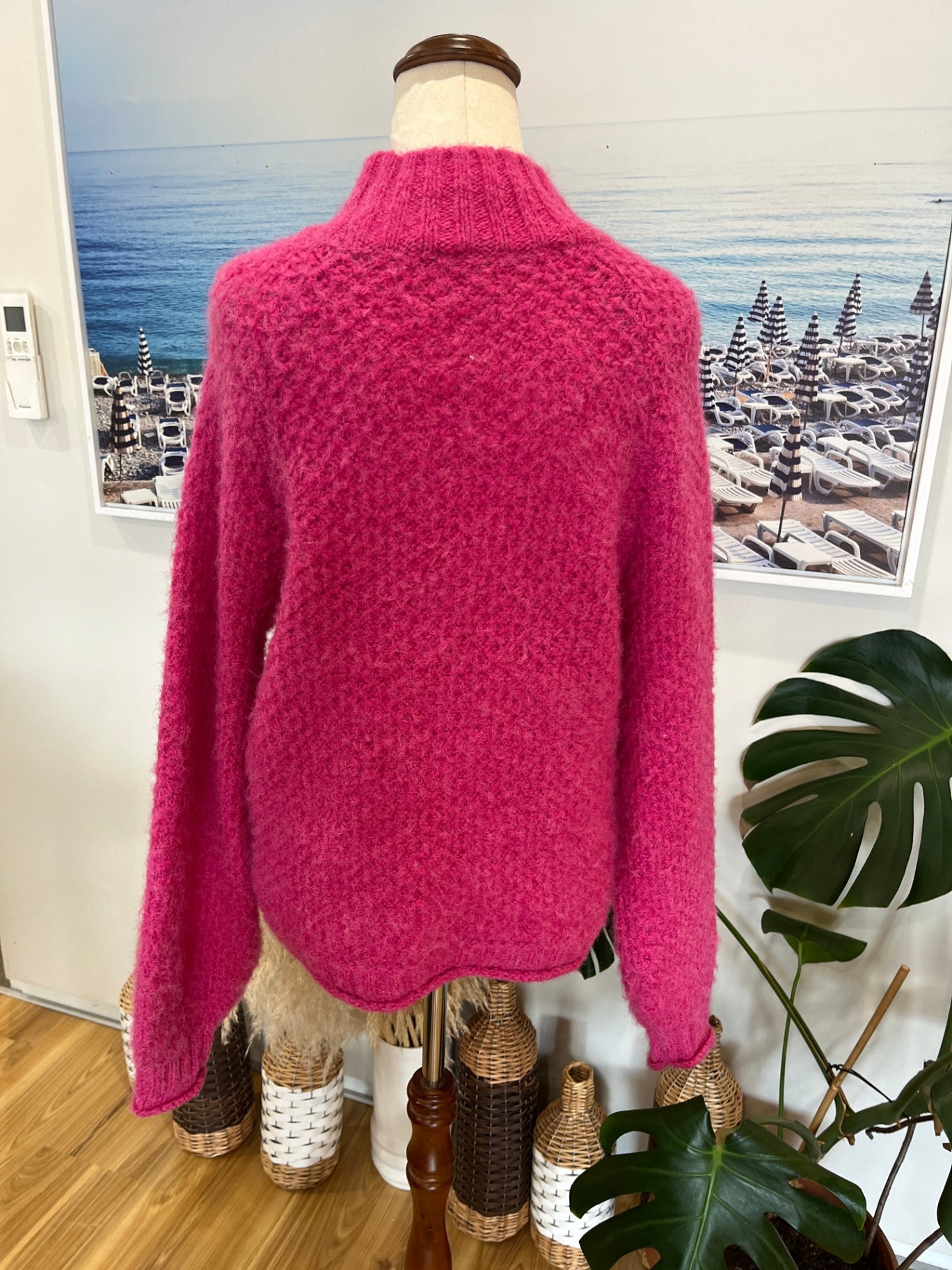 Y.A.S Jumper Hot Pink Medium