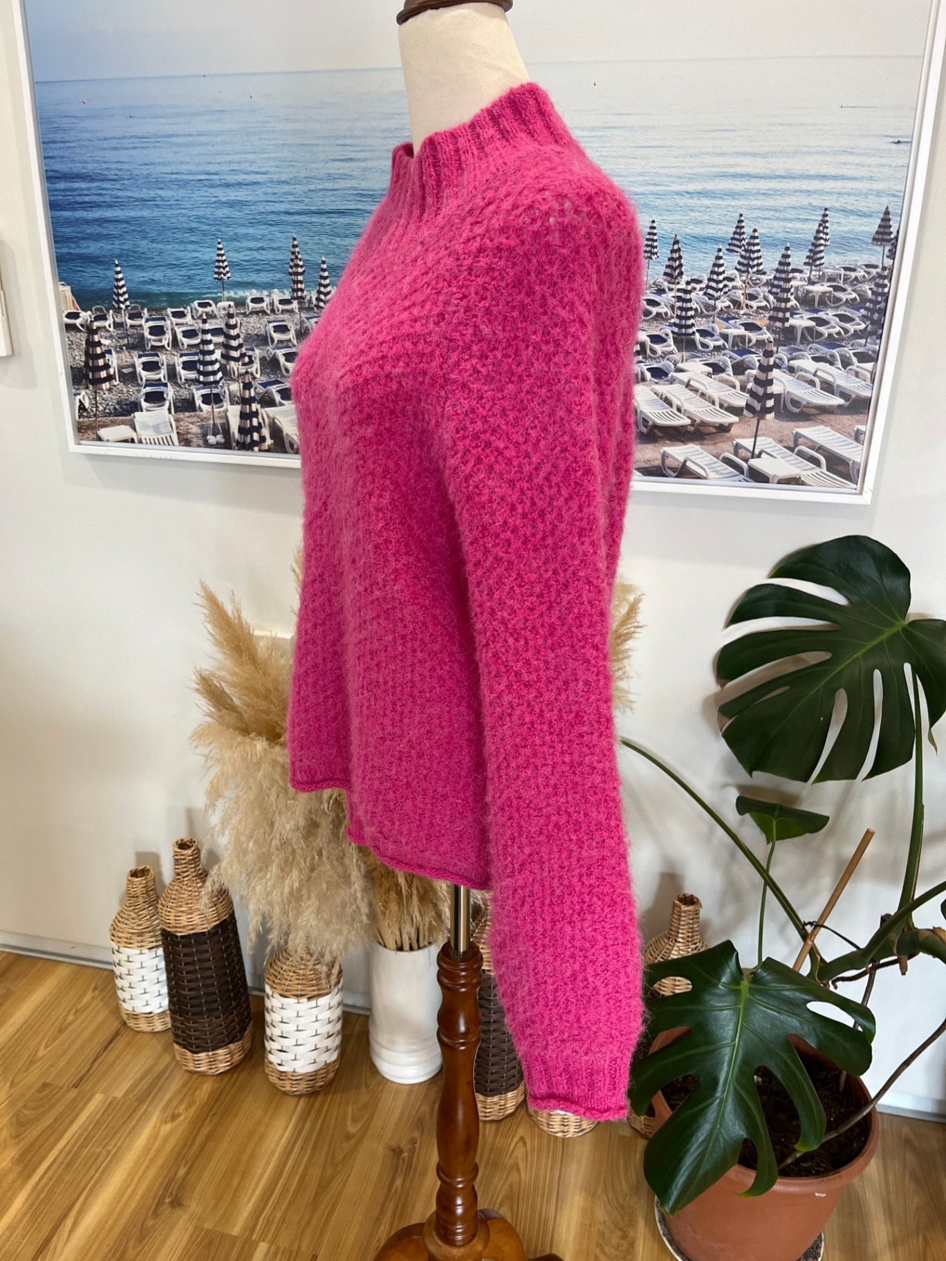 Y.A.S Jumper Hot Pink Medium