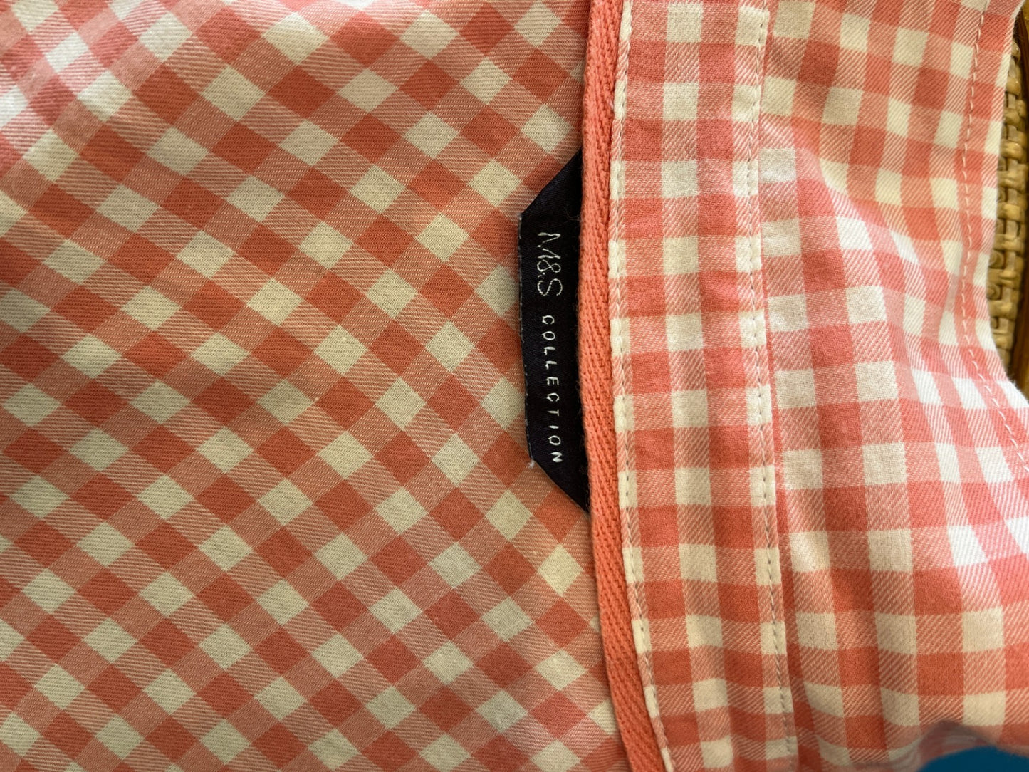 M&S Collection Shirt 12 Pink and White