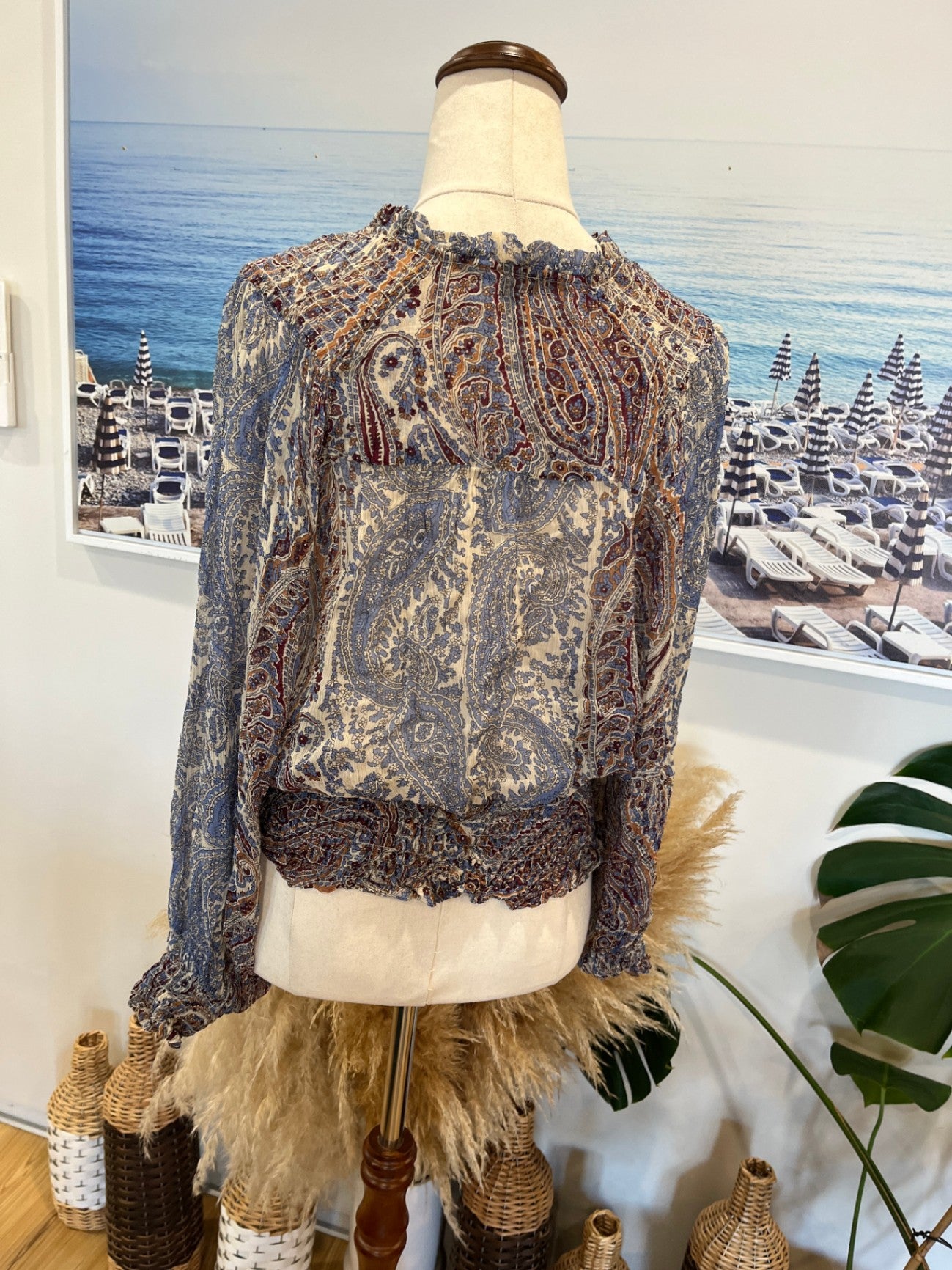 MAX Top  Boho Pattern Size 12