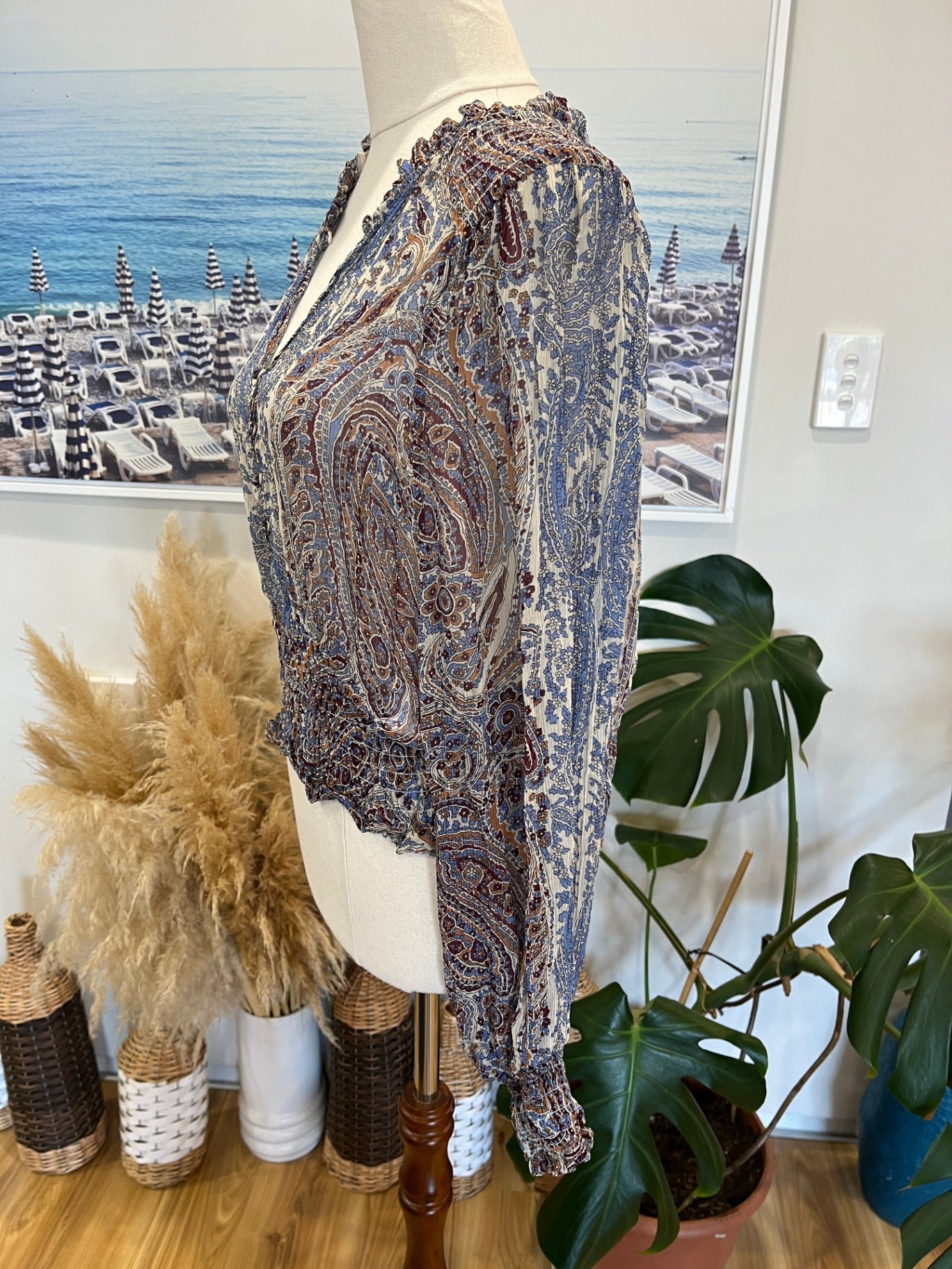 MAX Top  Boho Pattern Size 12