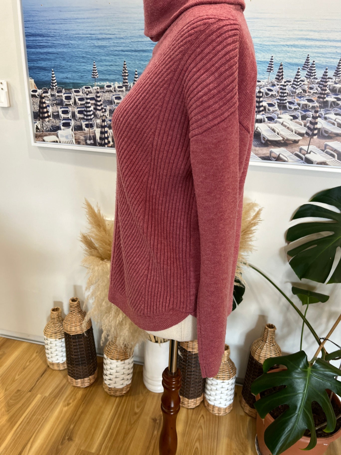 Ella J Jumper Blush Pink Size 8