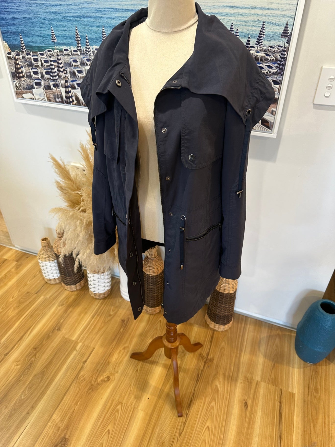 Marks & Spencer Autograph Coat Navy