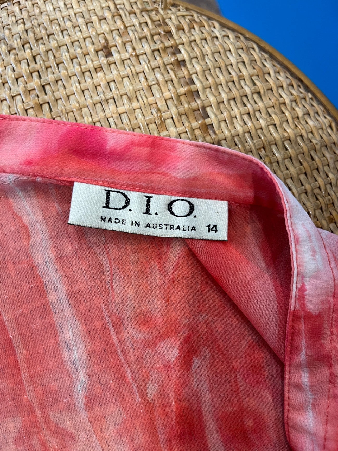 D.I.O. Australia Blouse Size 14